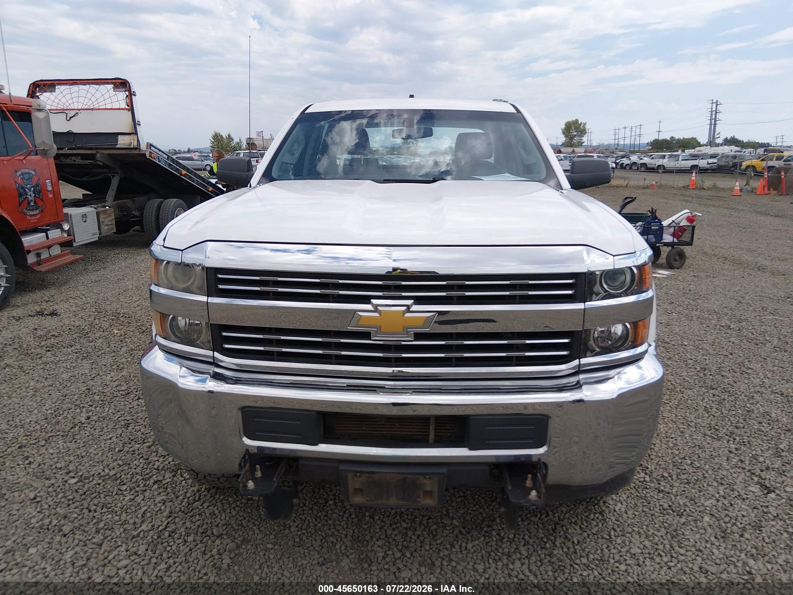 2015 Chevrolet Silverado 2500hd Work Truck Белый vin: 1GC1KUE83FF127593