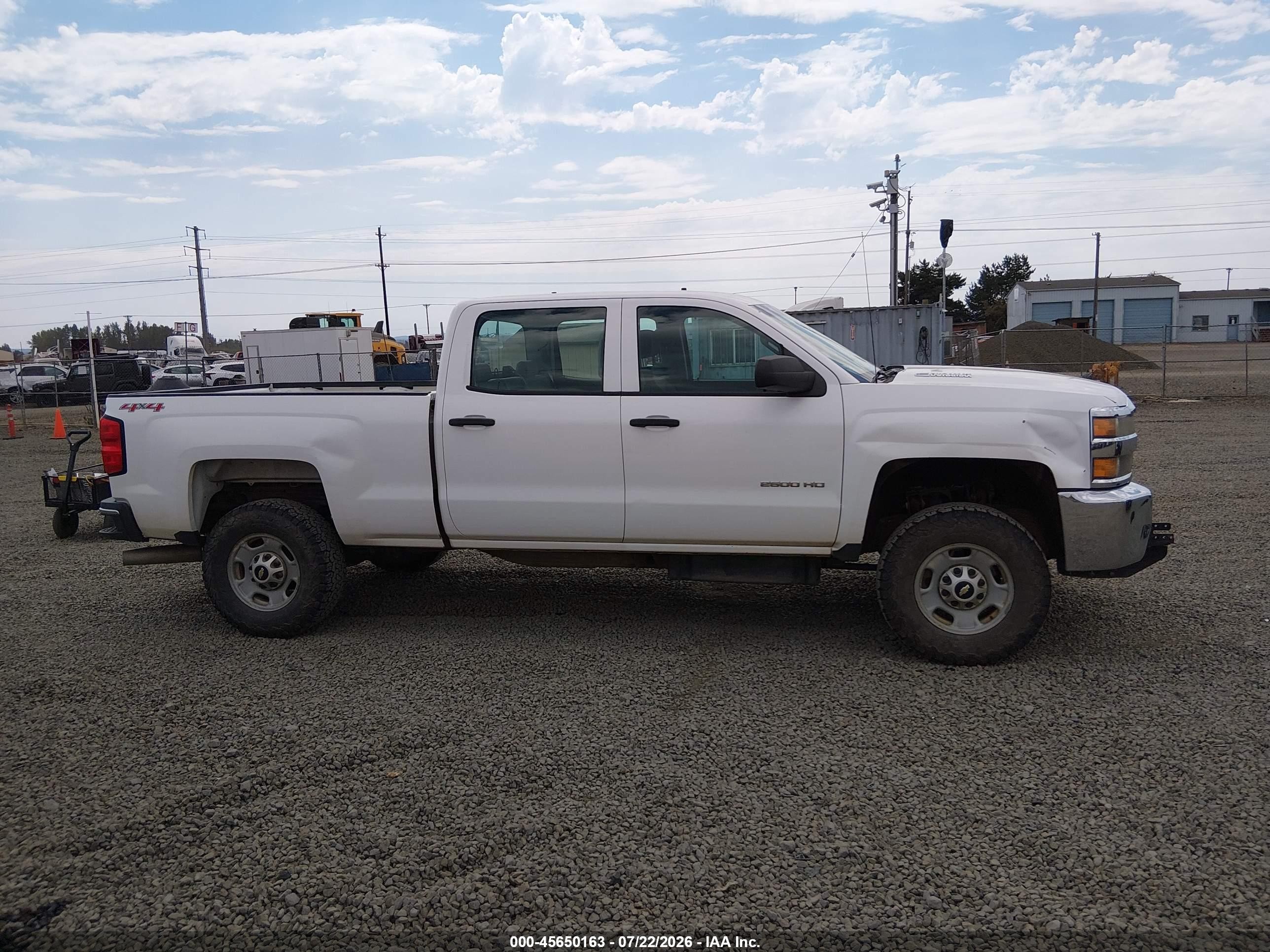 2015 Chevrolet Silverado 2500hd Work Truck Белый vin: 1GC1KUE83FF127593