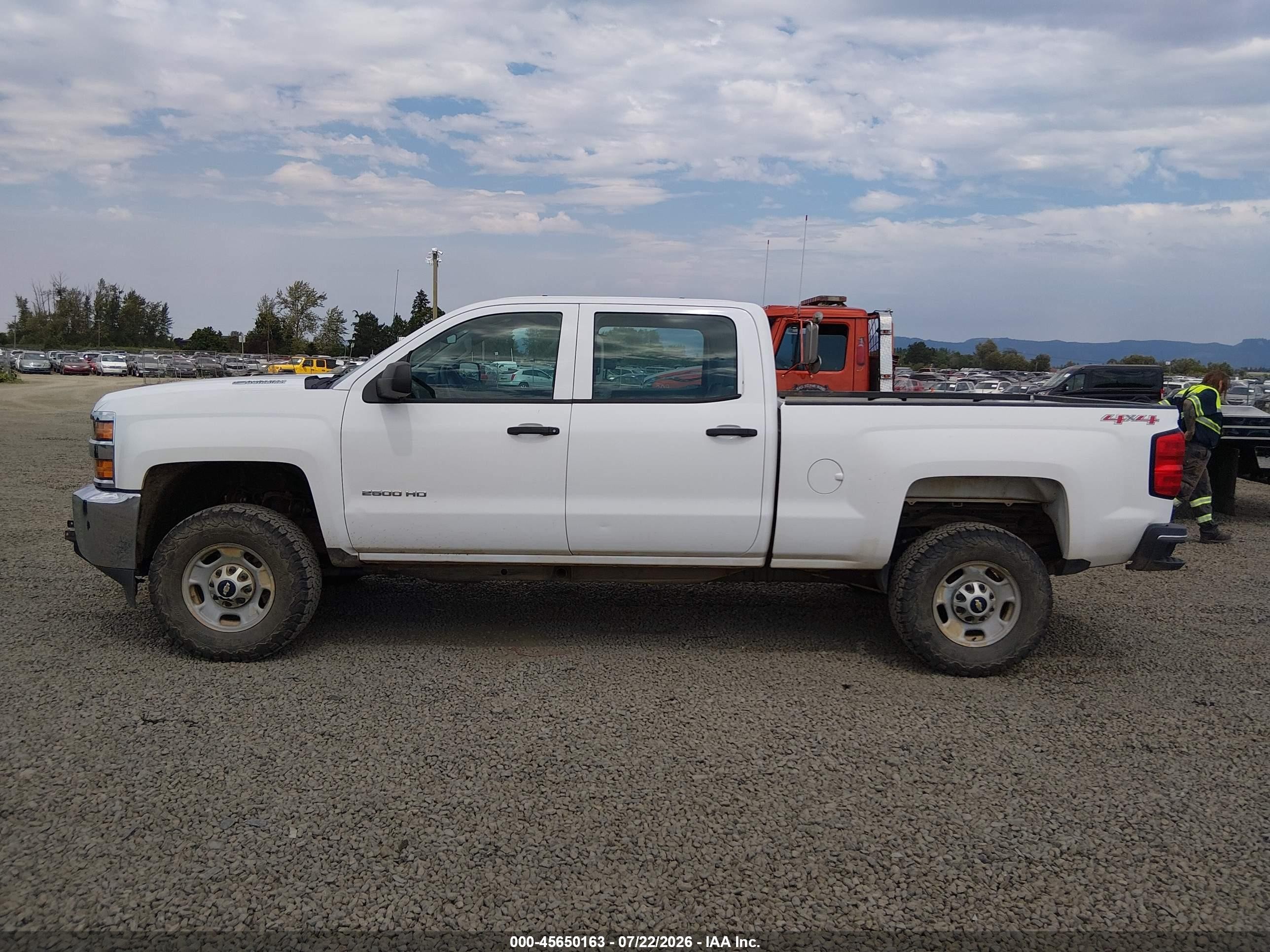 2015 Chevrolet Silverado 2500hd Work Truck Белый vin: 1GC1KUE83FF127593