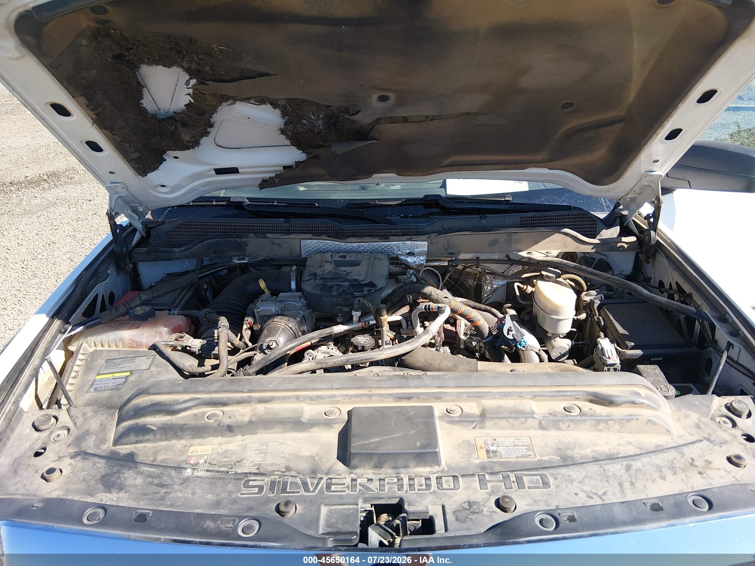 2015 Chevrolet Silverado 2500hd Built After Aug 14 Work Truck White vin: 1GC1KUE85FF640120
