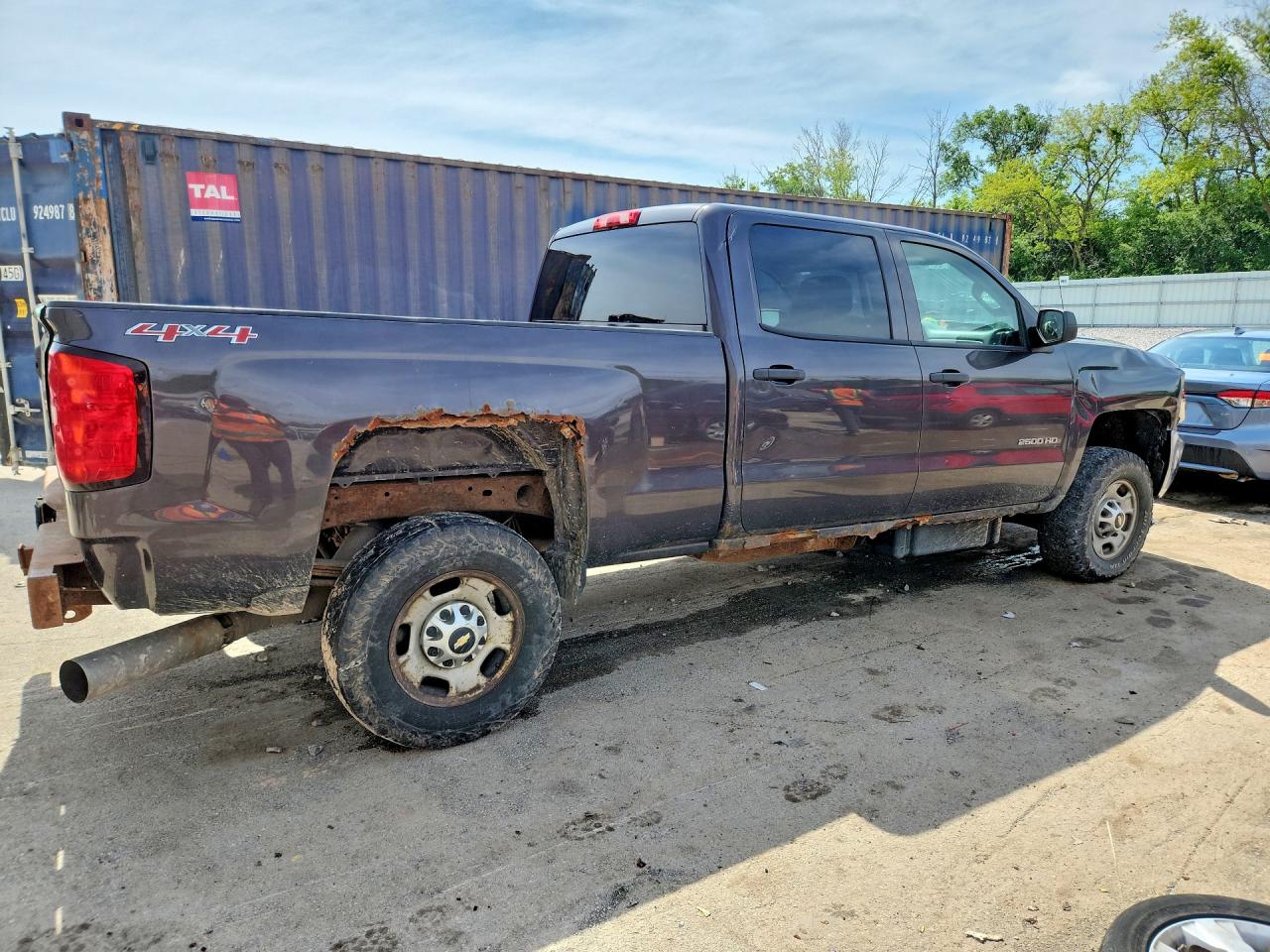 2015 Chevrolet Silverado K2500 Heavy Duty Gray vin: 1GC1KUE87FF129640