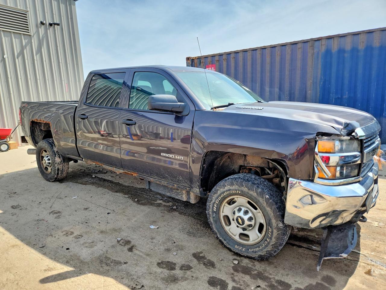 2015 Chevrolet Silverado K2500 Heavy Duty Gray vin: 1GC1KUE87FF129640