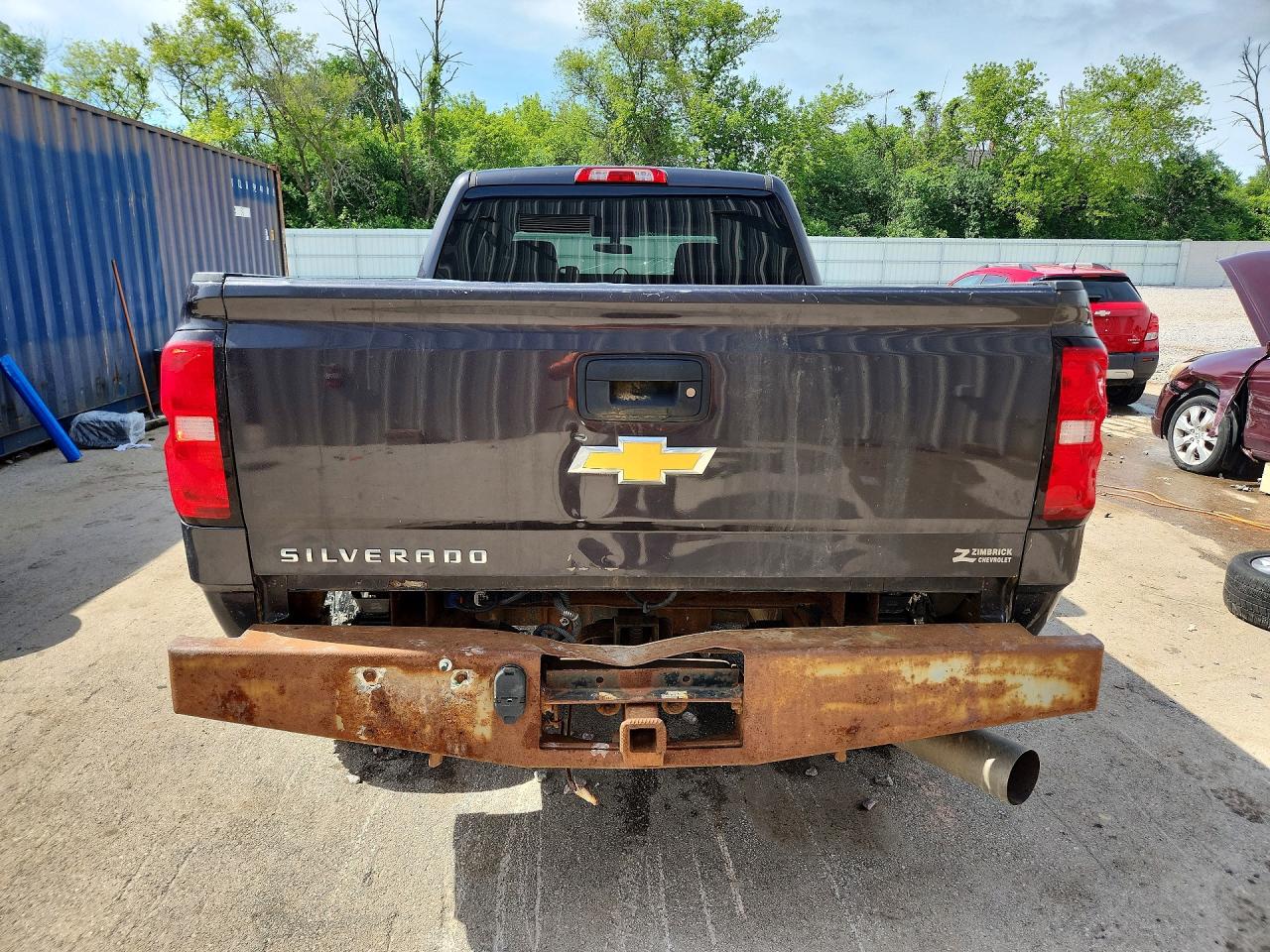 2015 Chevrolet Silverado K2500 Heavy Duty Gray vin: 1GC1KUE87FF129640
