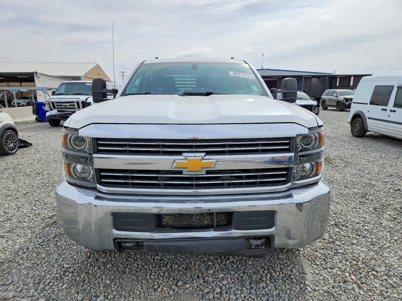 2015 Chevrolet Silverado K2500 Heavy Duty White vin: 1GC1KUE8XFF150742
