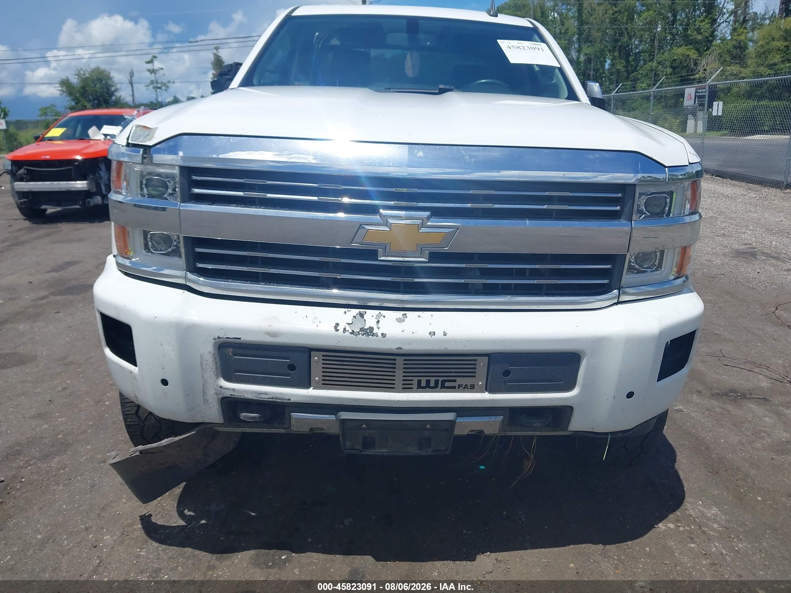 2015 Chevrolet Silverado 2500hd Built After Aug 14 Work Truck White vin: 1GC1KUE8XFF512293
