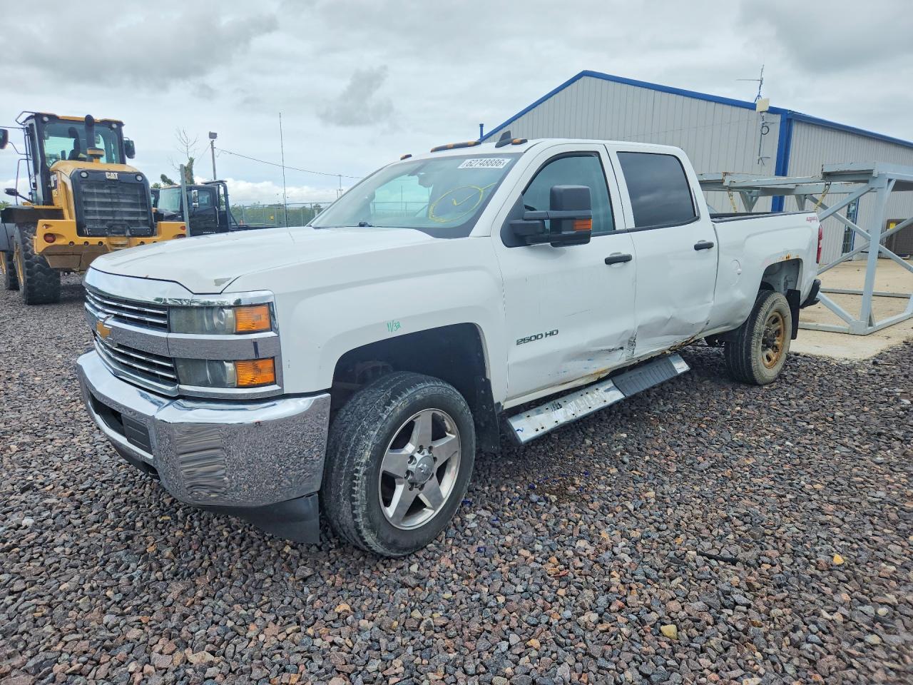 2015 Chevrolet Silverado K2500 Heavy Duty White vin: 1GC1KUEG1FF617151