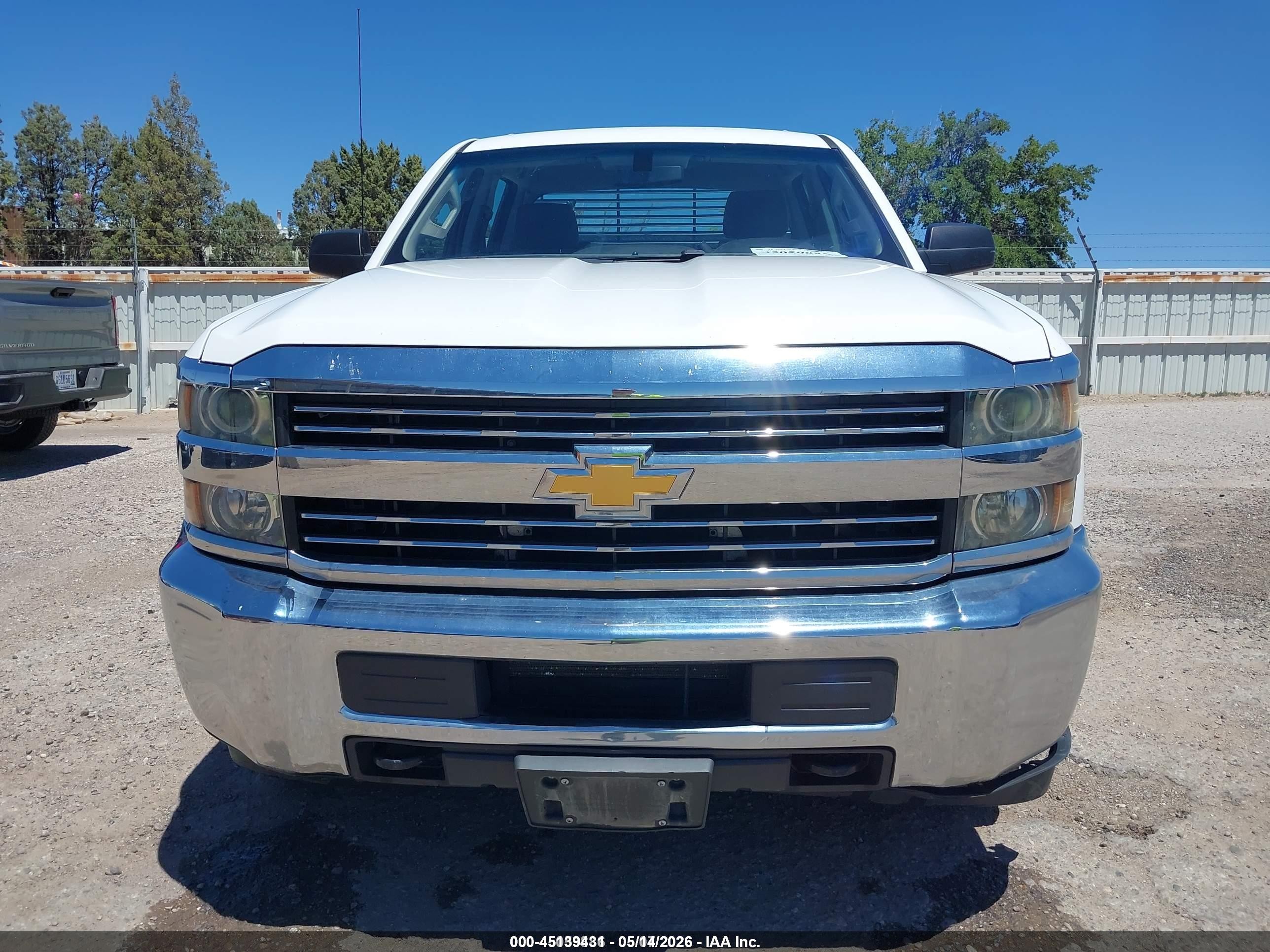 2015 Chevrolet Silverado 2500hd Wt White vin: 1GC1KUEG1FF629543