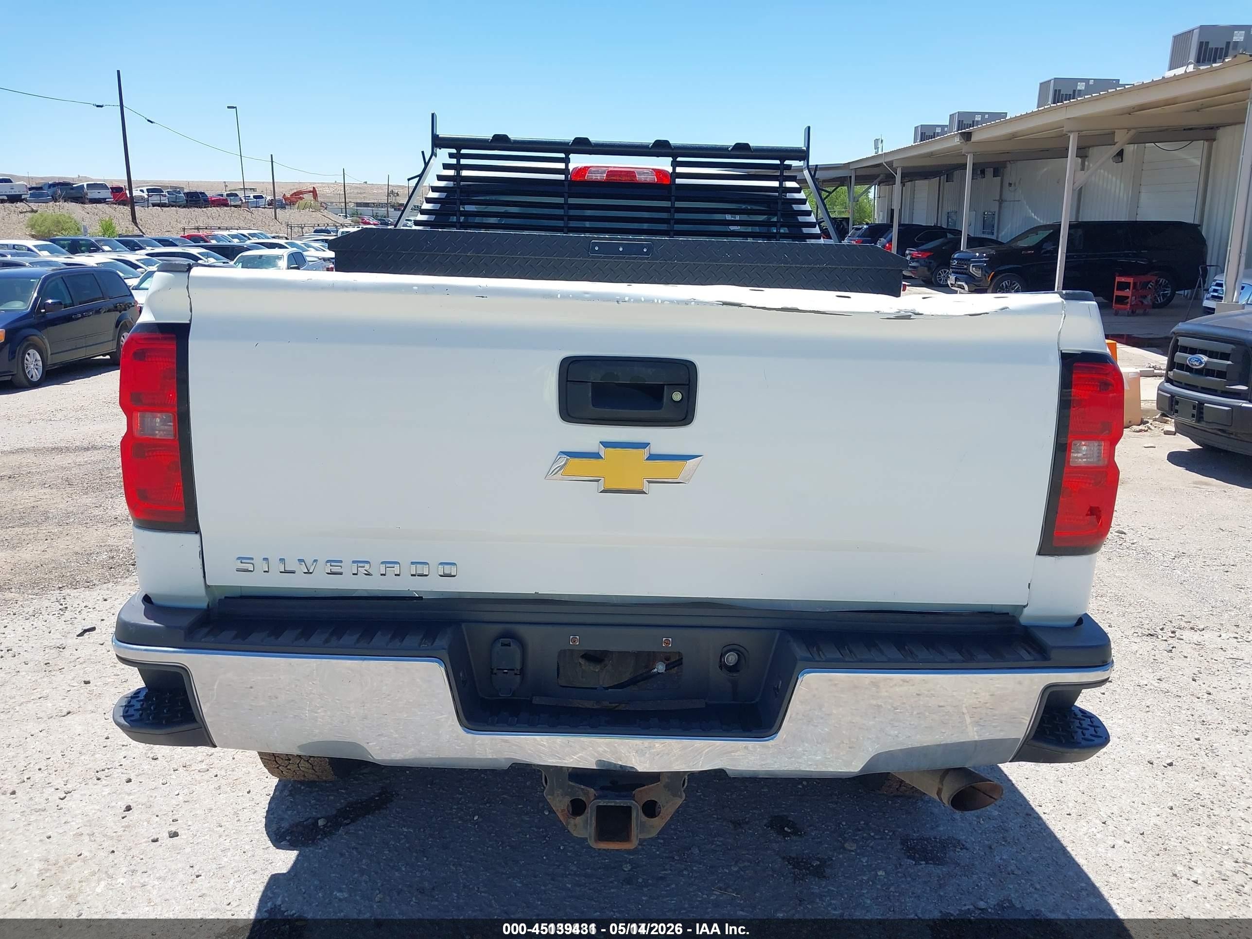 2015 Chevrolet Silverado 2500hd Wt White vin: 1GC1KUEG1FF629543