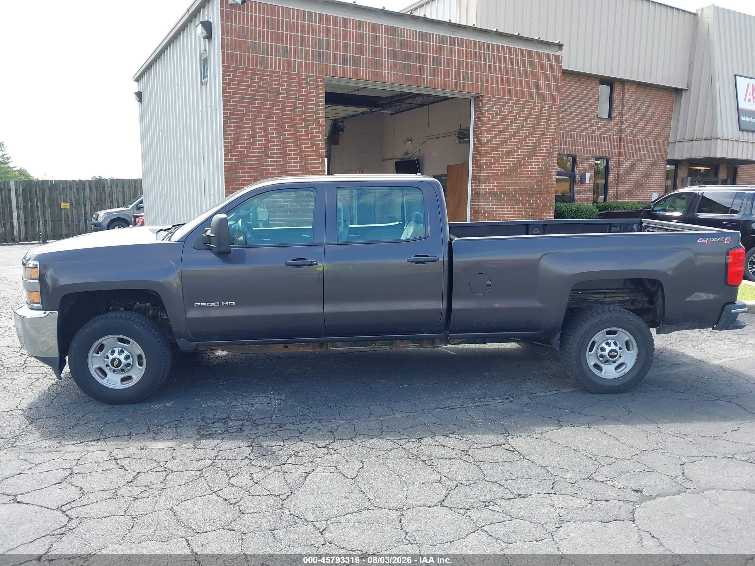 2015 Chevrolet Silverado 2500hd Built After Aug 14 Work Truck Gray vin: 1GC1KUEG2FF630085