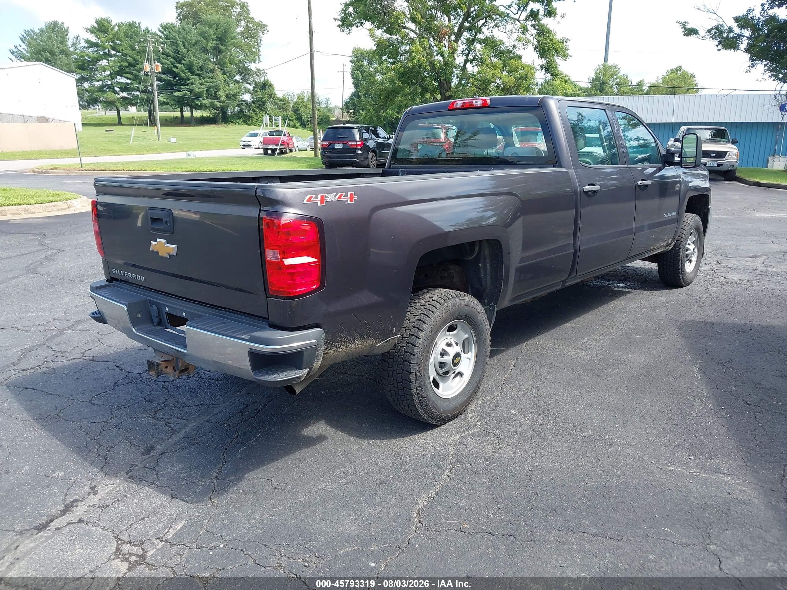 2015 Chevrolet Silverado 2500hd Built After Aug 14 Work Truck Gray vin: 1GC1KUEG2FF630085