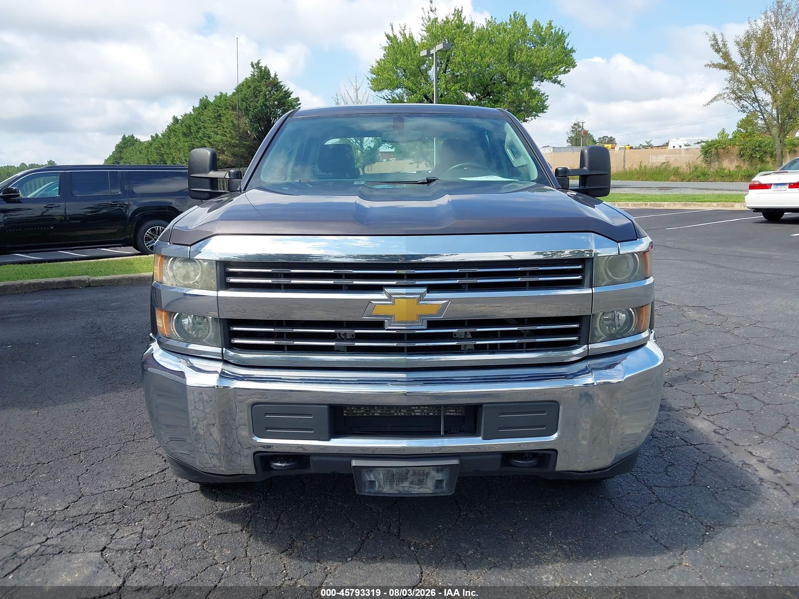 2015 Chevrolet Silverado 2500hd Built After Aug 14 Work Truck Gray vin: 1GC1KUEG2FF630085