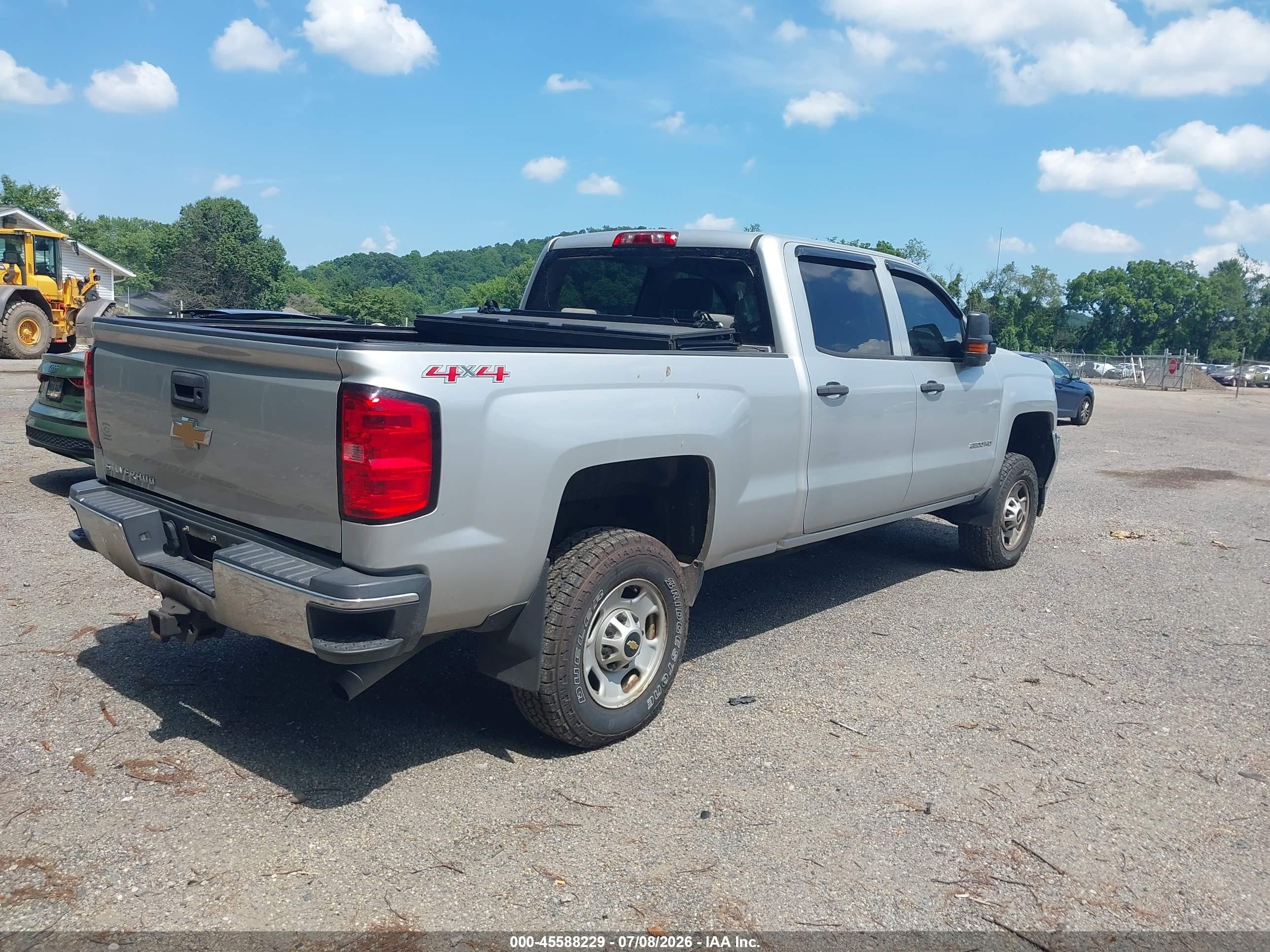 2015 Chevrolet Silverado 2500hd Work Truck Silver vin: 1GC1KUEG3FF124913