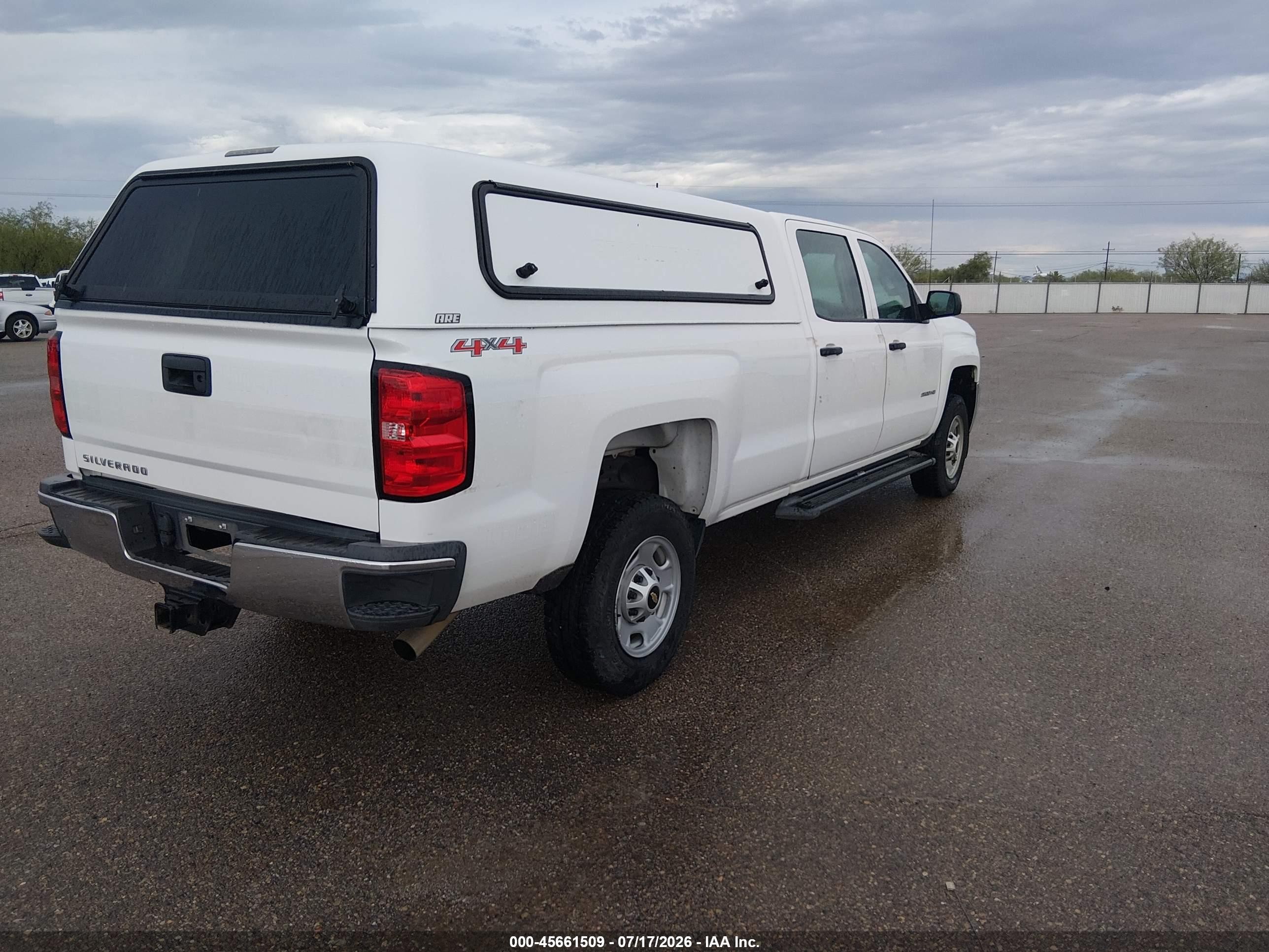 2015 Chevrolet Silverado 2500hd Built After Aug 14 Work Truck White vin: 1GC1KUEG3FF629284