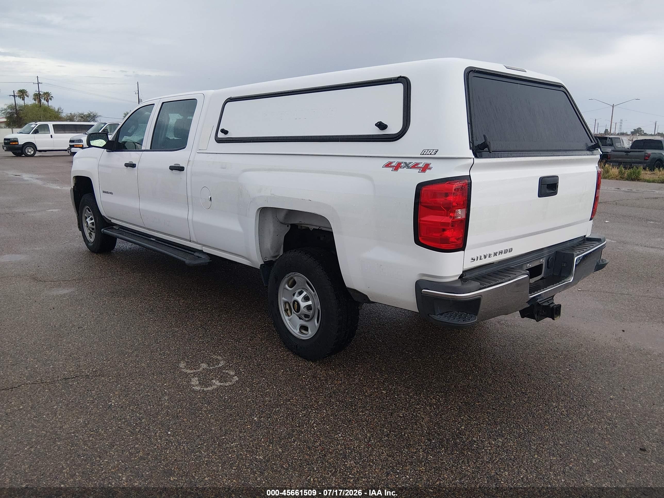 2015 Chevrolet Silverado 2500hd Built After Aug 14 Work Truck White vin: 1GC1KUEG3FF629284