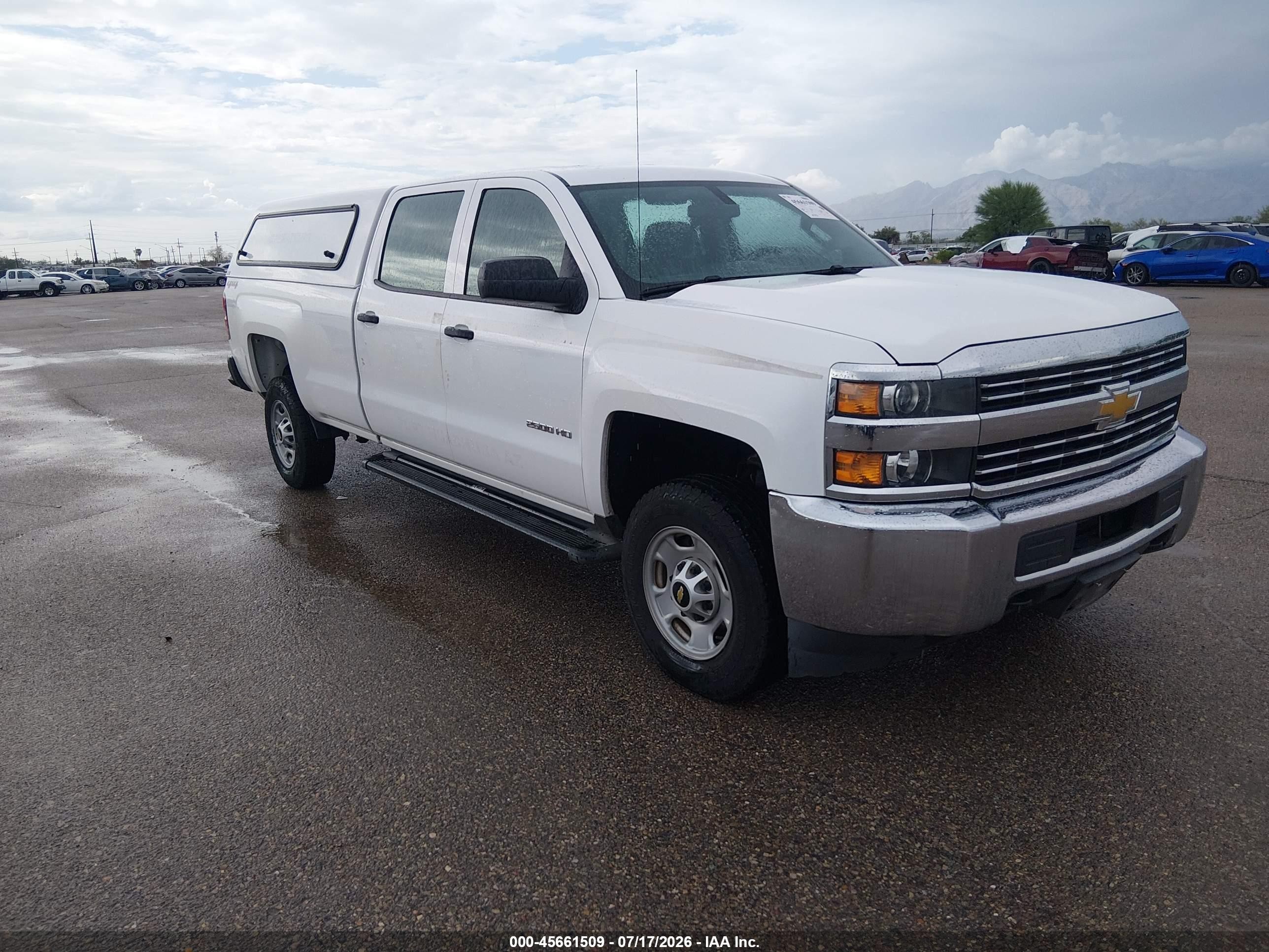 2015 Chevrolet Silverado 2500hd Built After Aug 14 Work Truck White vin: 1GC1KUEG3FF629284