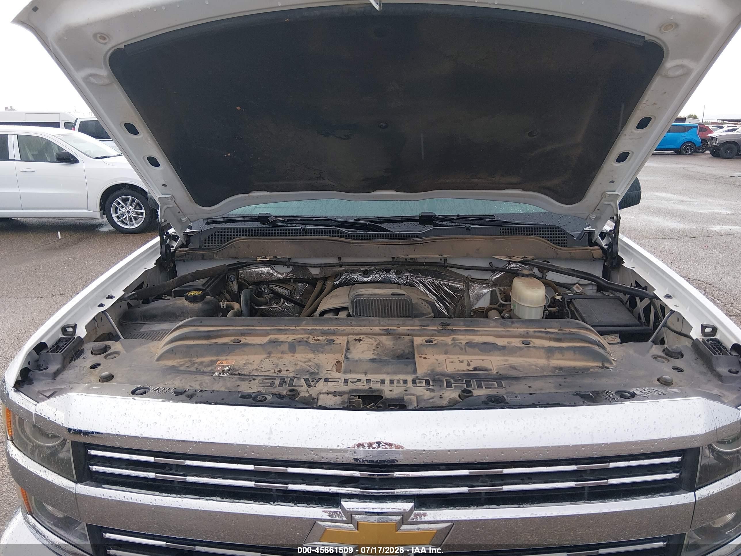 2015 Chevrolet Silverado 2500hd Built After Aug 14 Work Truck White vin: 1GC1KUEG3FF629284