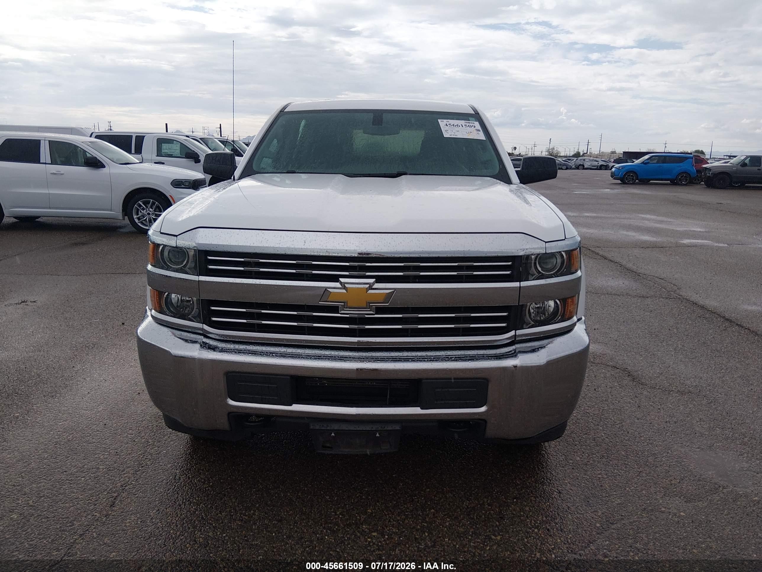 2015 Chevrolet Silverado 2500hd Built After Aug 14 Work Truck White vin: 1GC1KUEG3FF629284