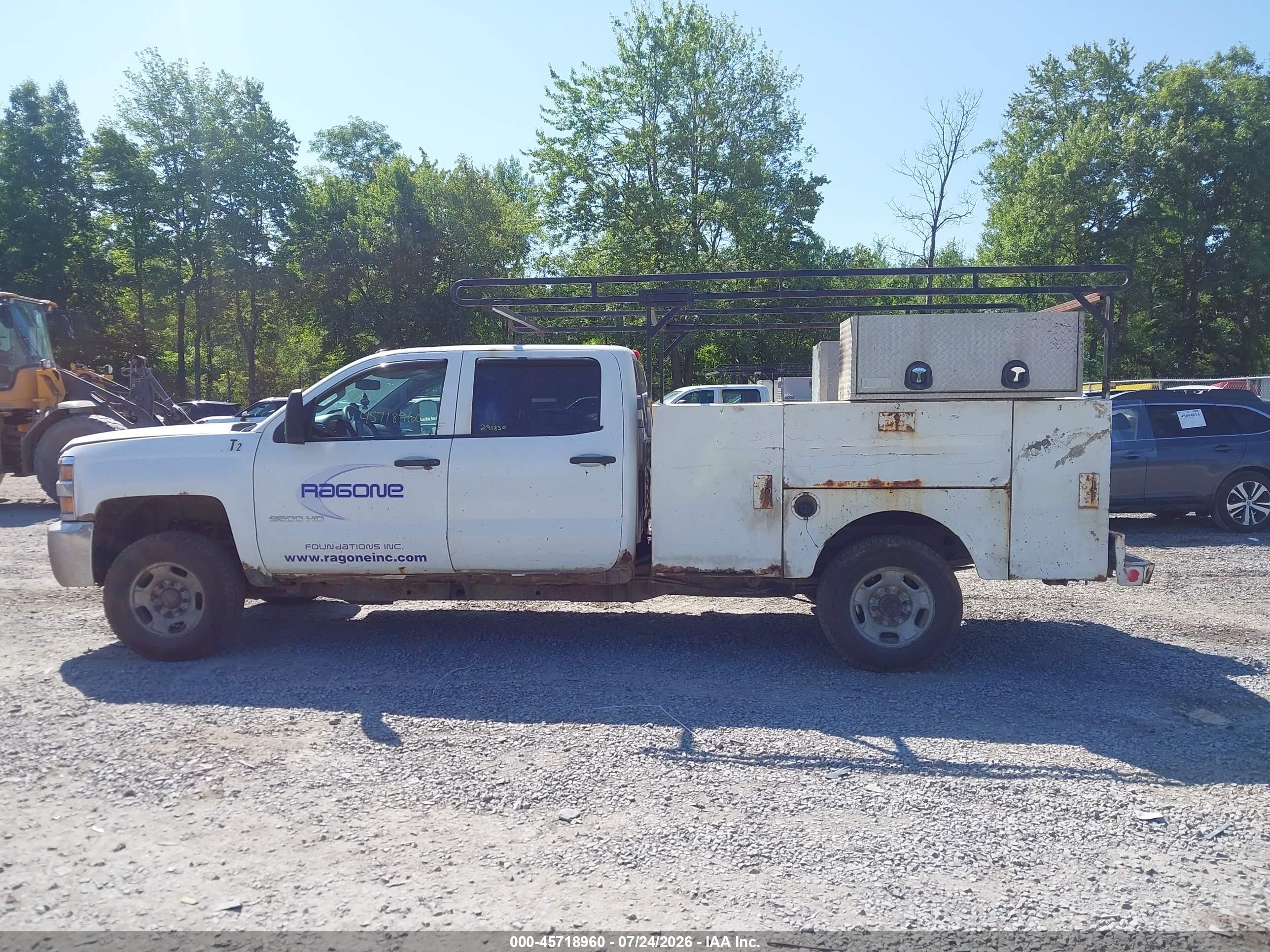 2015 Chevrolet Silverado 2500hd Work Truck White vin: 1GC1KUEG4FF145172
