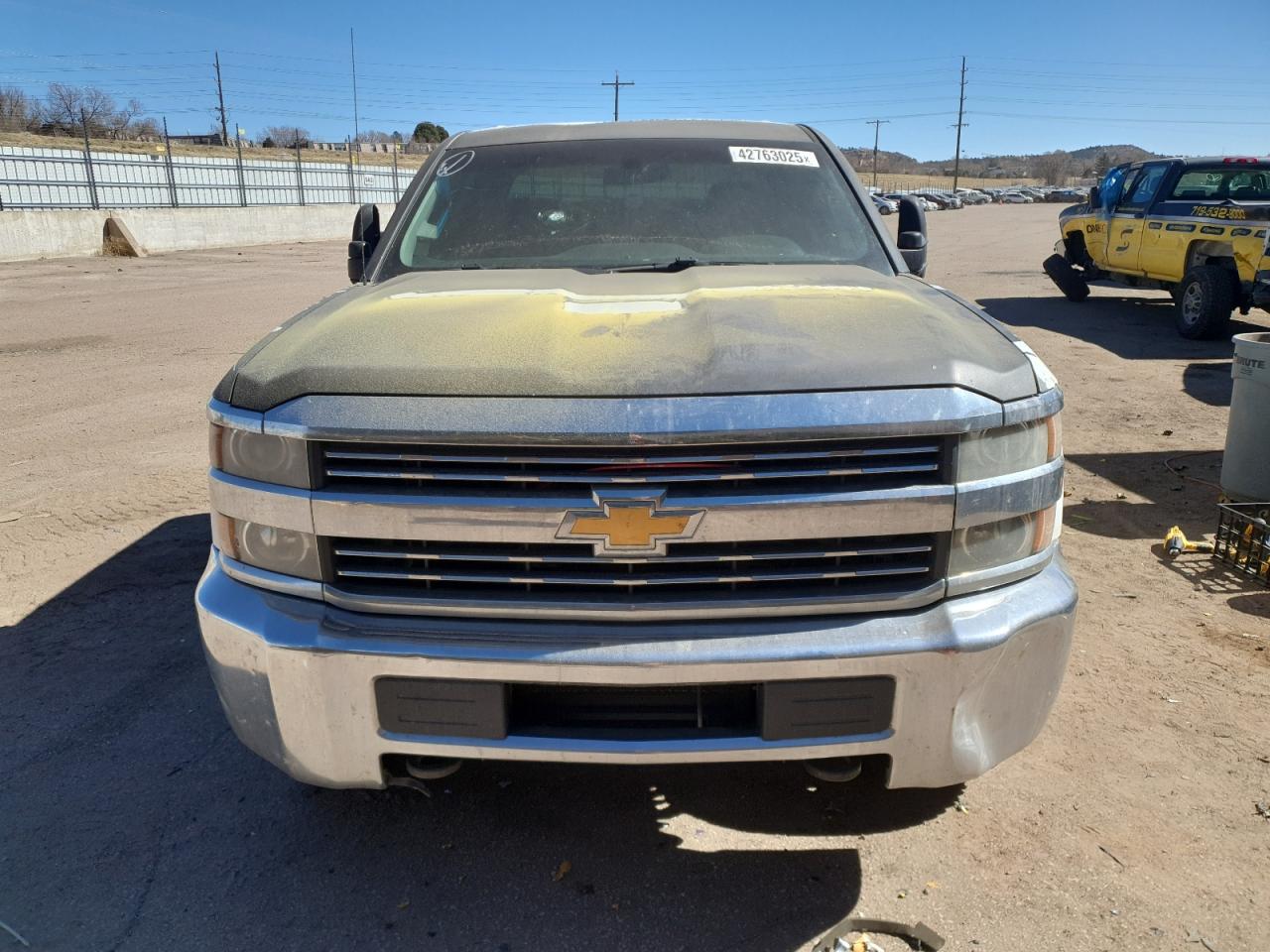 2015 Chevrolet 2500 Hd Yellow vin: 1GC1KUEG5FF590925