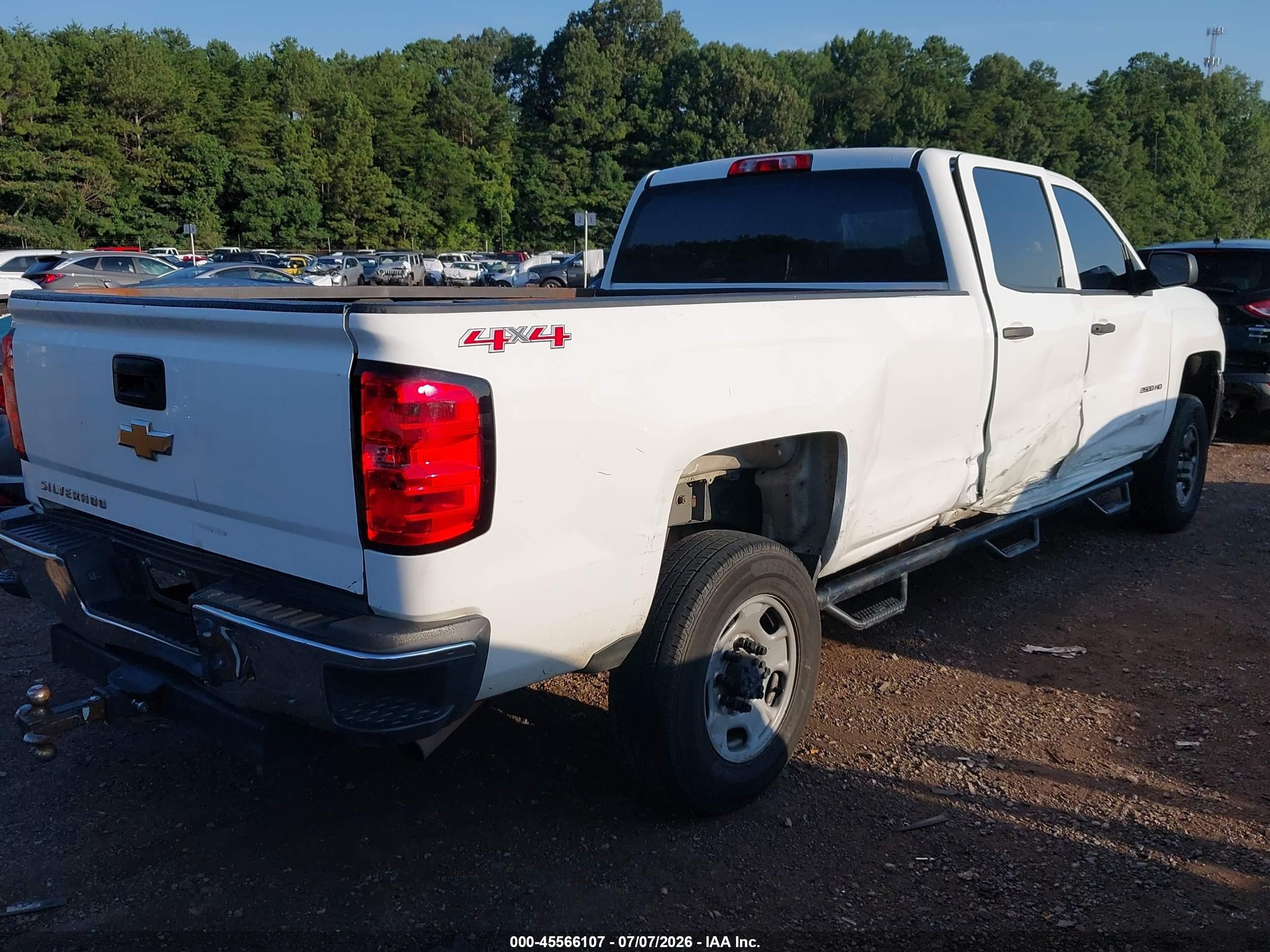 2015 Chevrolet Silverado 2500hd Built After Aug 14 Work Truck White vin: 1GC1KUEG6FF629294