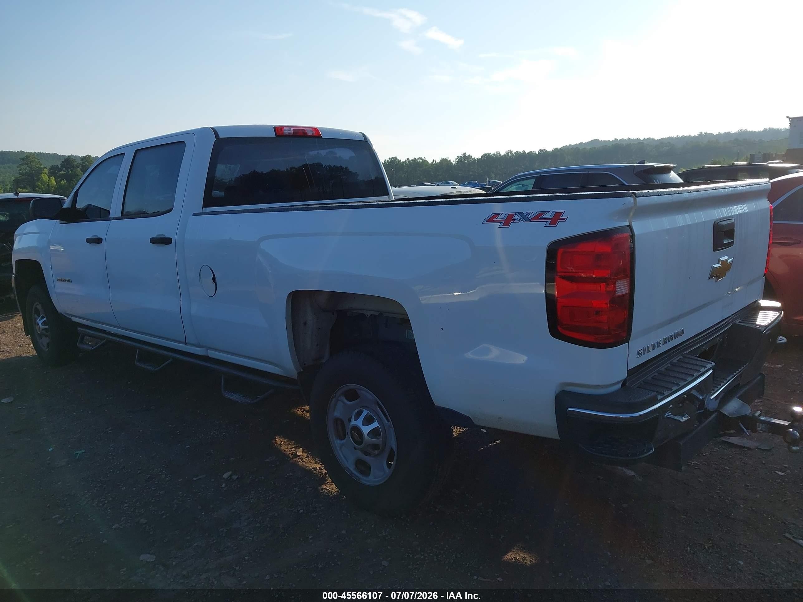2015 Chevrolet Silverado 2500hd Built After Aug 14 Work Truck White vin: 1GC1KUEG6FF629294