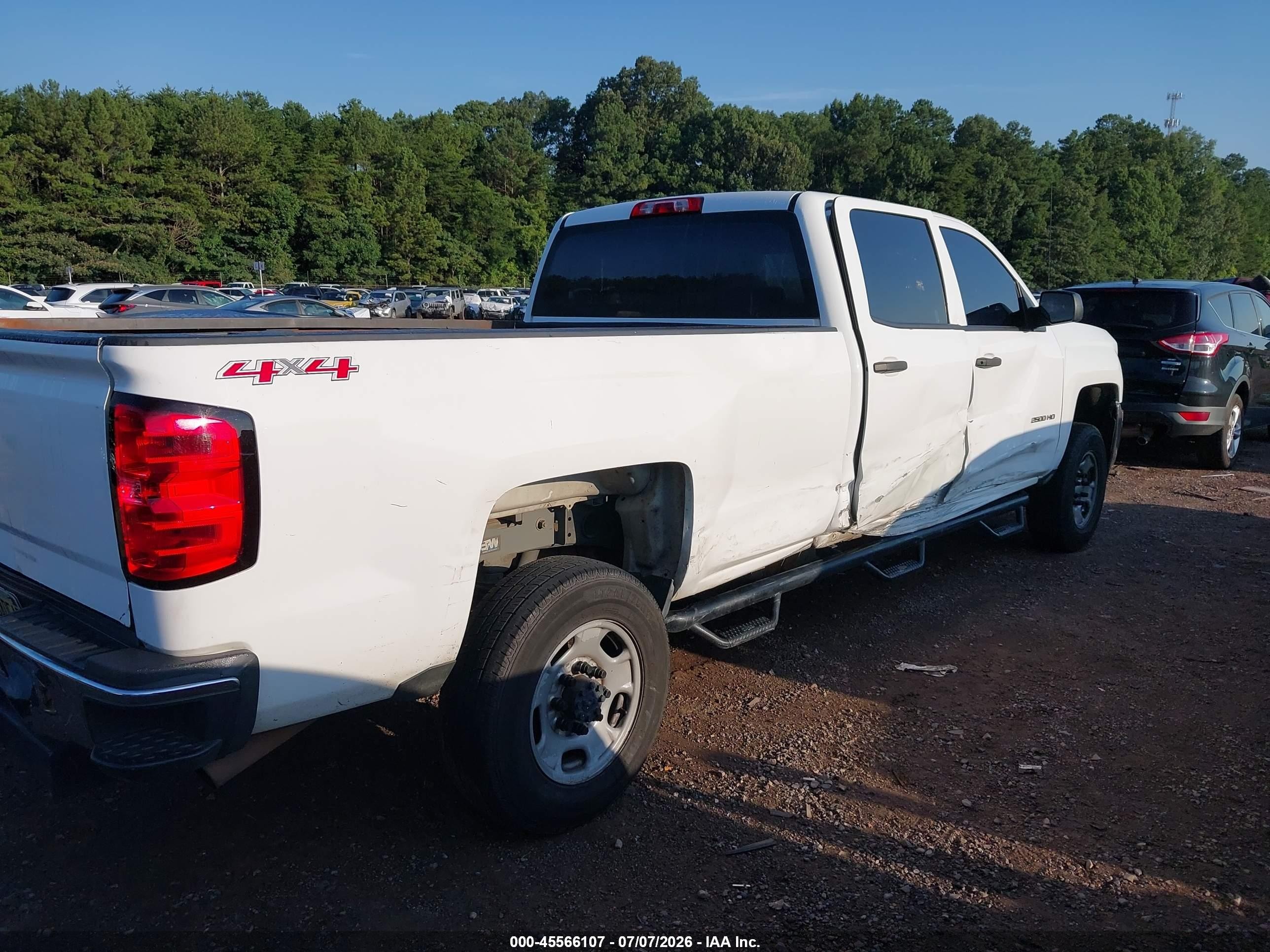 2015 Chevrolet Silverado 2500hd Built After Aug 14 Work Truck White vin: 1GC1KUEG6FF629294