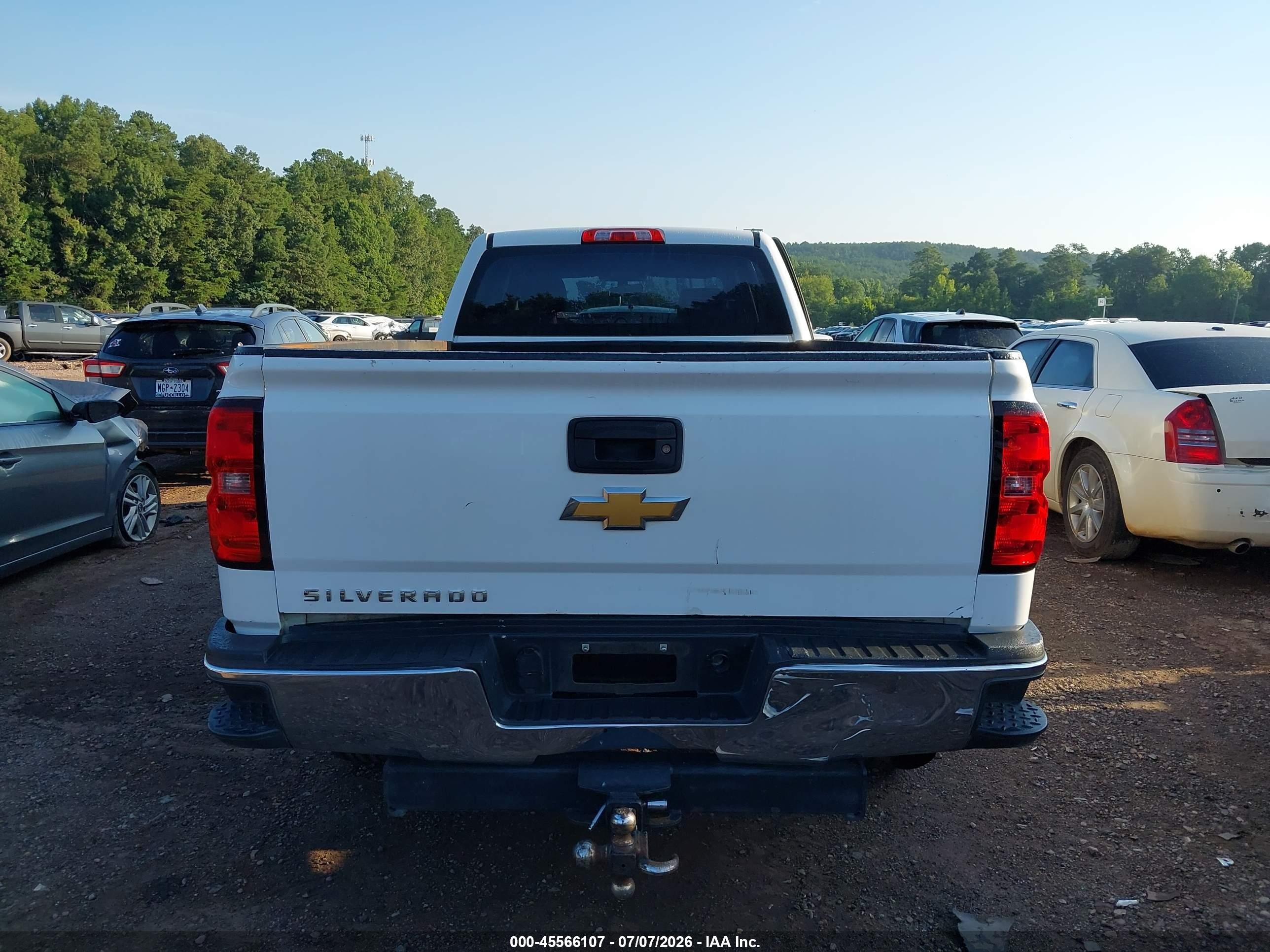 2015 Chevrolet Silverado 2500hd Built After Aug 14 Work Truck White vin: 1GC1KUEG6FF629294