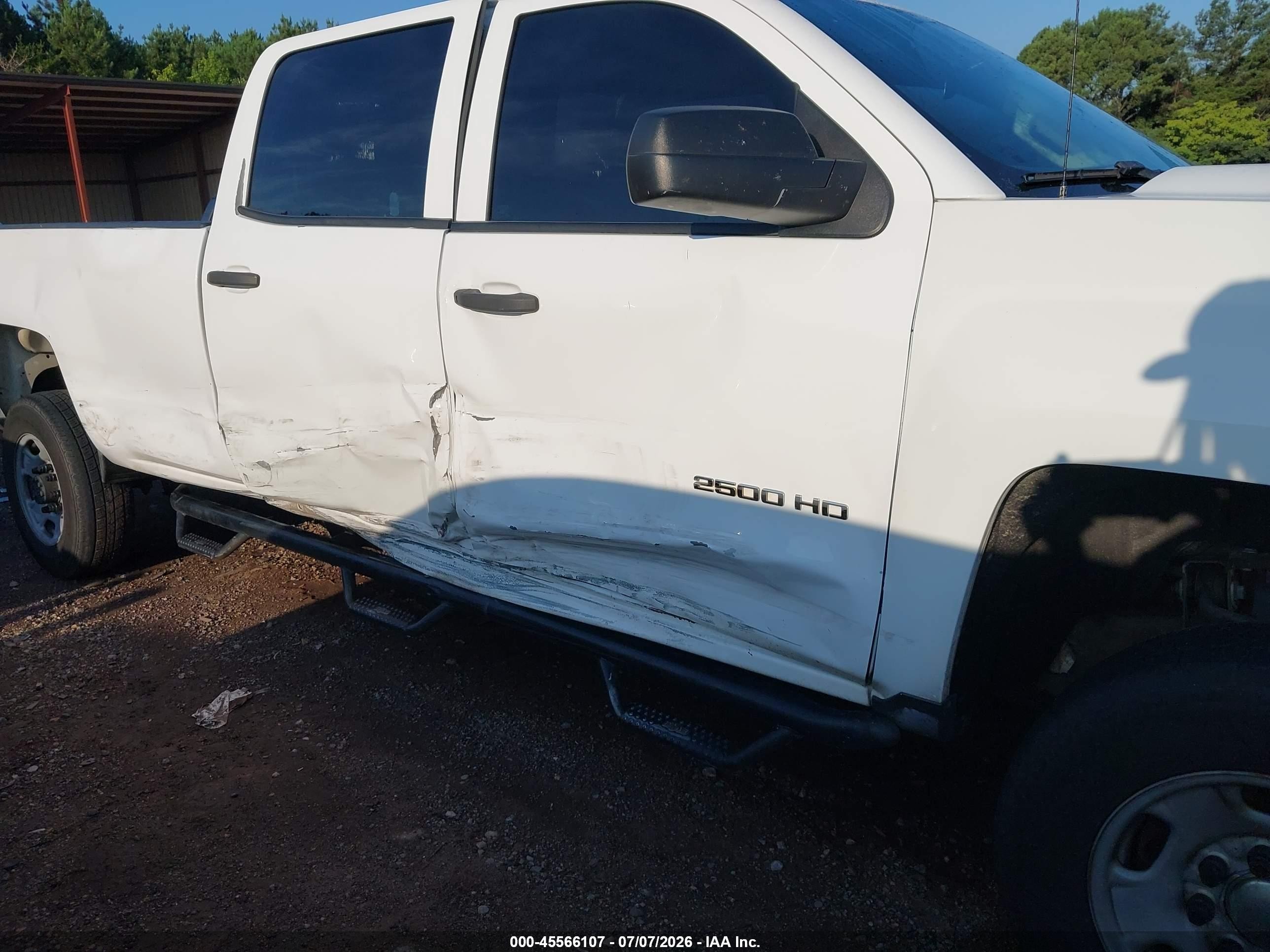 2015 Chevrolet Silverado 2500hd Built After Aug 14 Work Truck White vin: 1GC1KUEG6FF629294