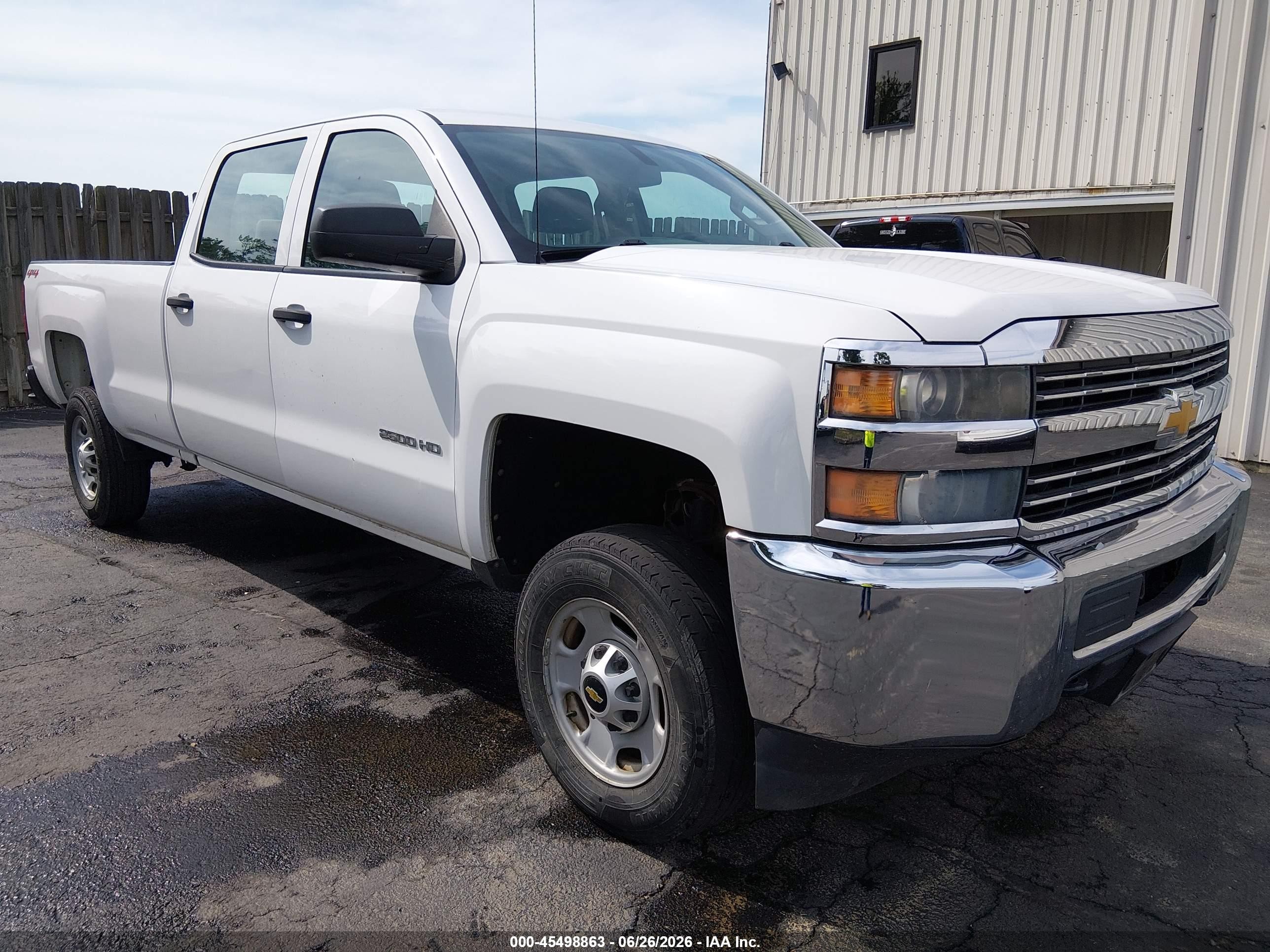 2015 Chevrolet Silverado 2500hd Built After Aug 14 Work Truck White vin: 1GC1KUEG7FF629692