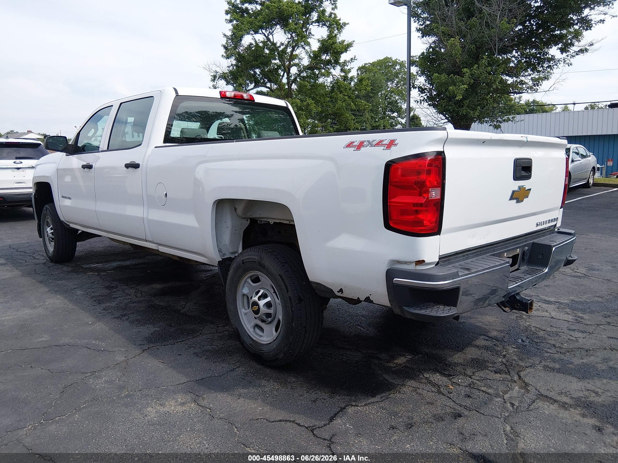2015 Chevrolet Silverado 2500hd Built After Aug 14 Work Truck White vin: 1GC1KUEG7FF629692