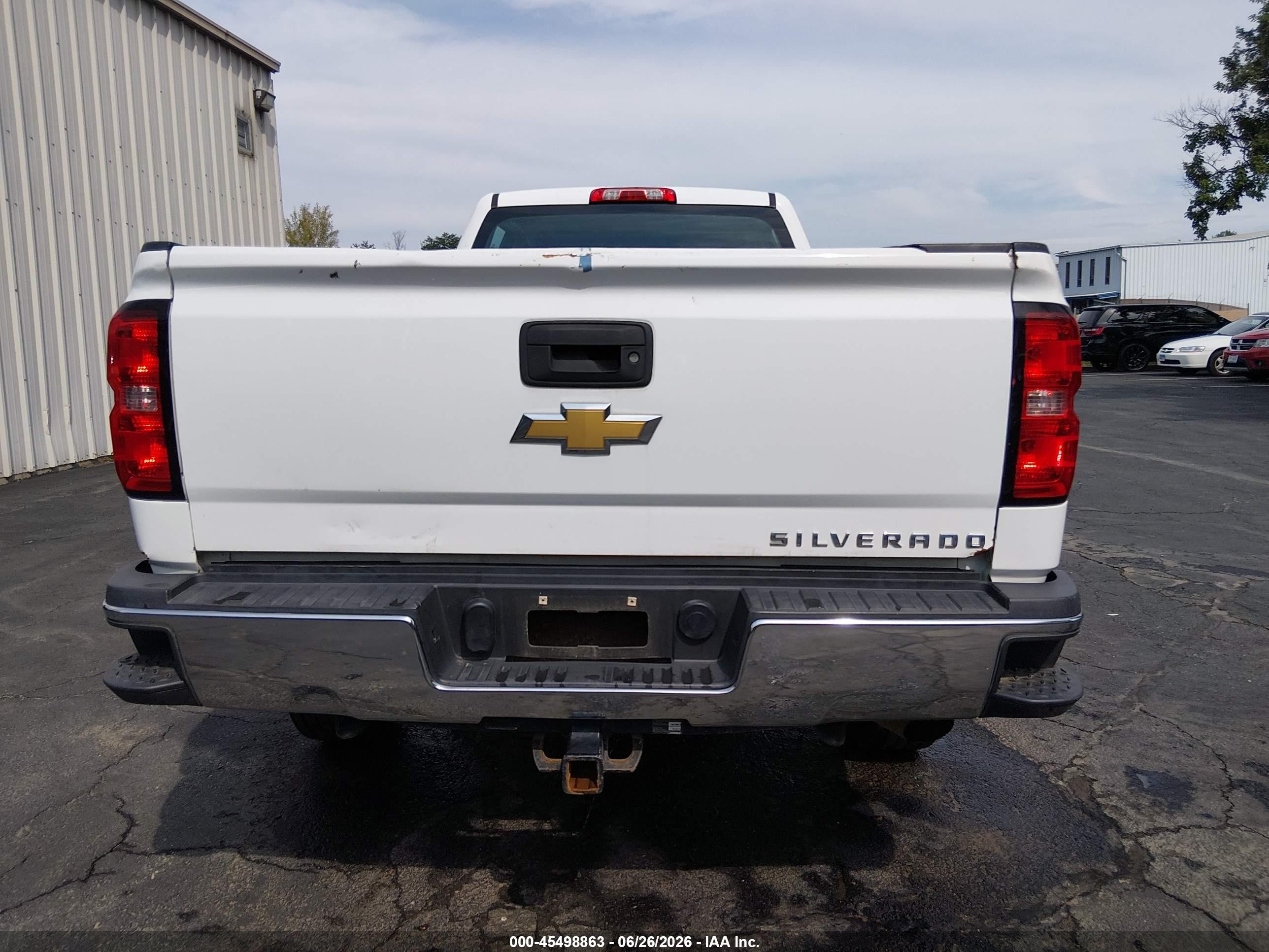 2015 Chevrolet Silverado 2500hd Built After Aug 14 Work Truck White vin: 1GC1KUEG7FF629692