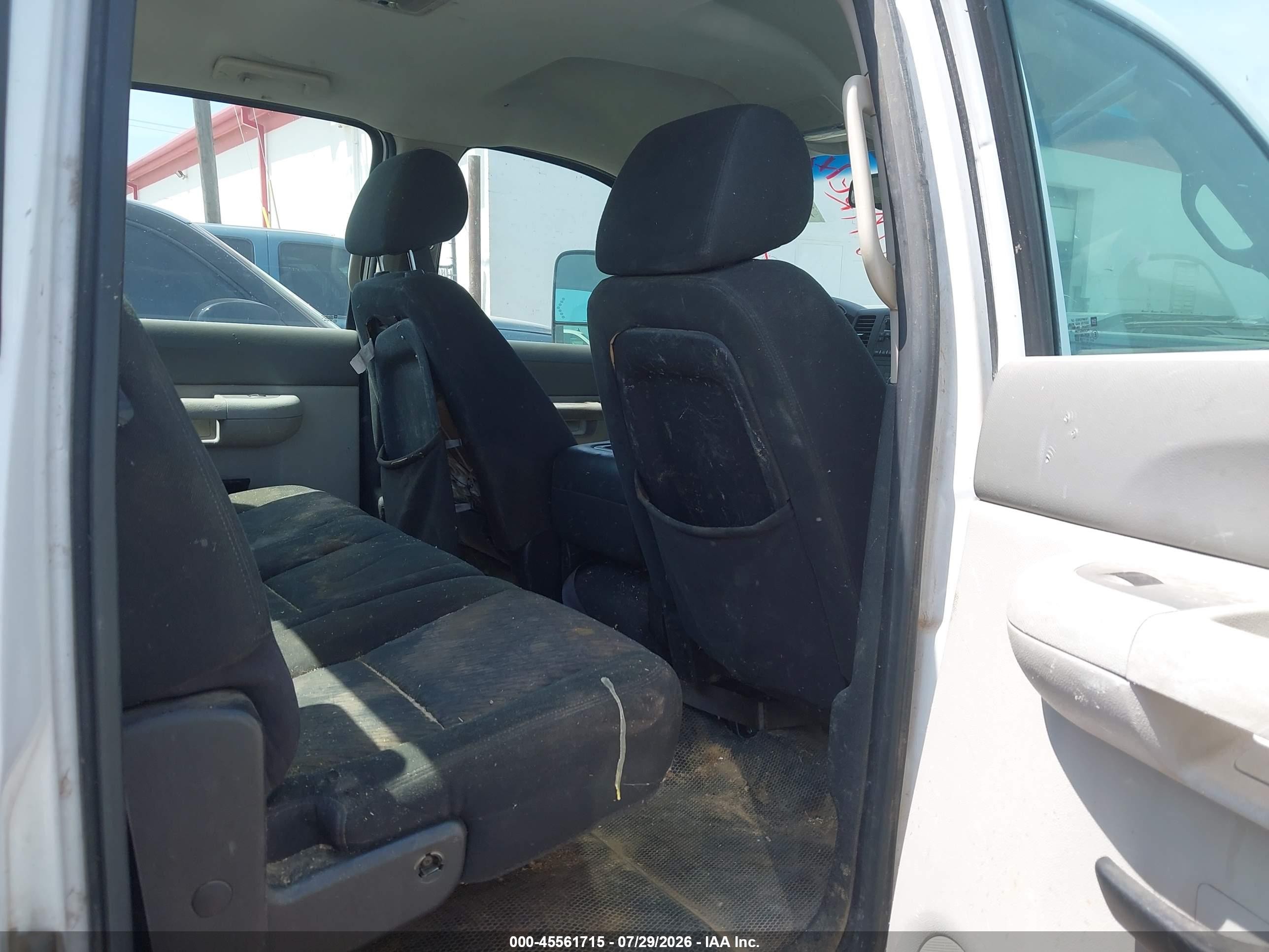 2011 Chevrolet Silverado 2500hd Work Truck White vin: 1GC1KVC80BF137095