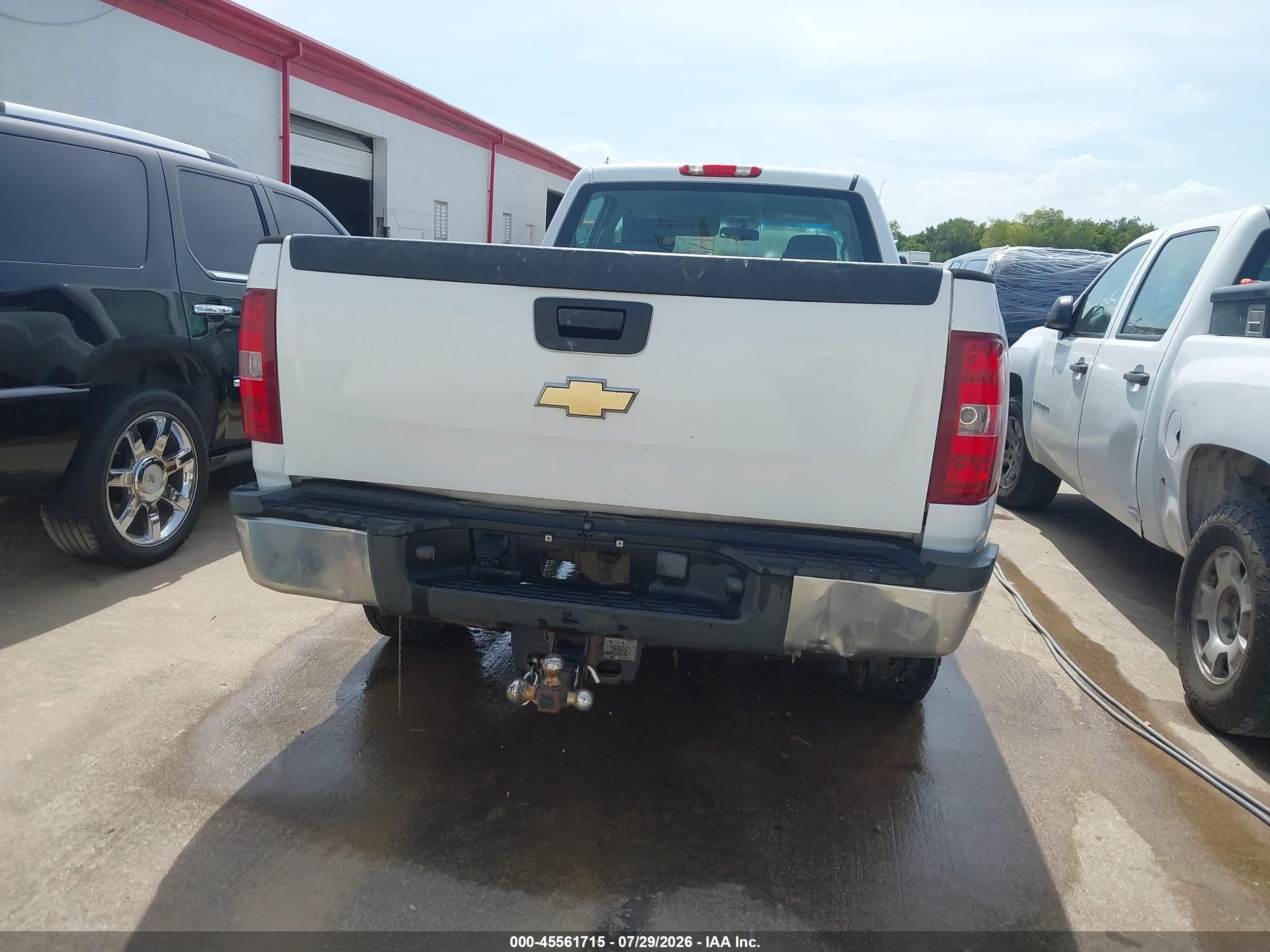 2011 Chevrolet Silverado 2500hd Work Truck White vin: 1GC1KVC80BF137095