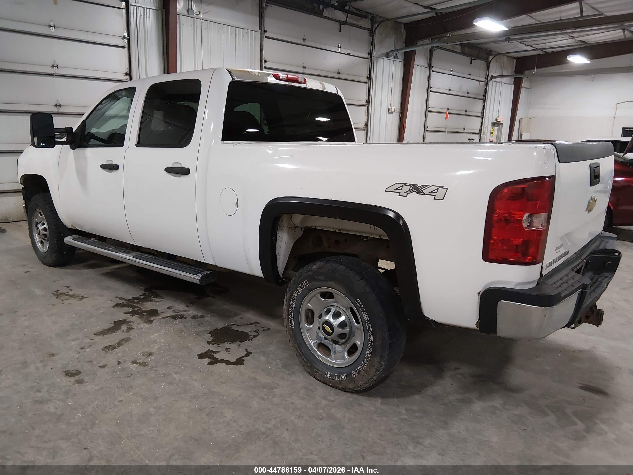 2013 Chevrolet Silverado 2500hd Work Truck White vin: 1GC1KVC80DF186624