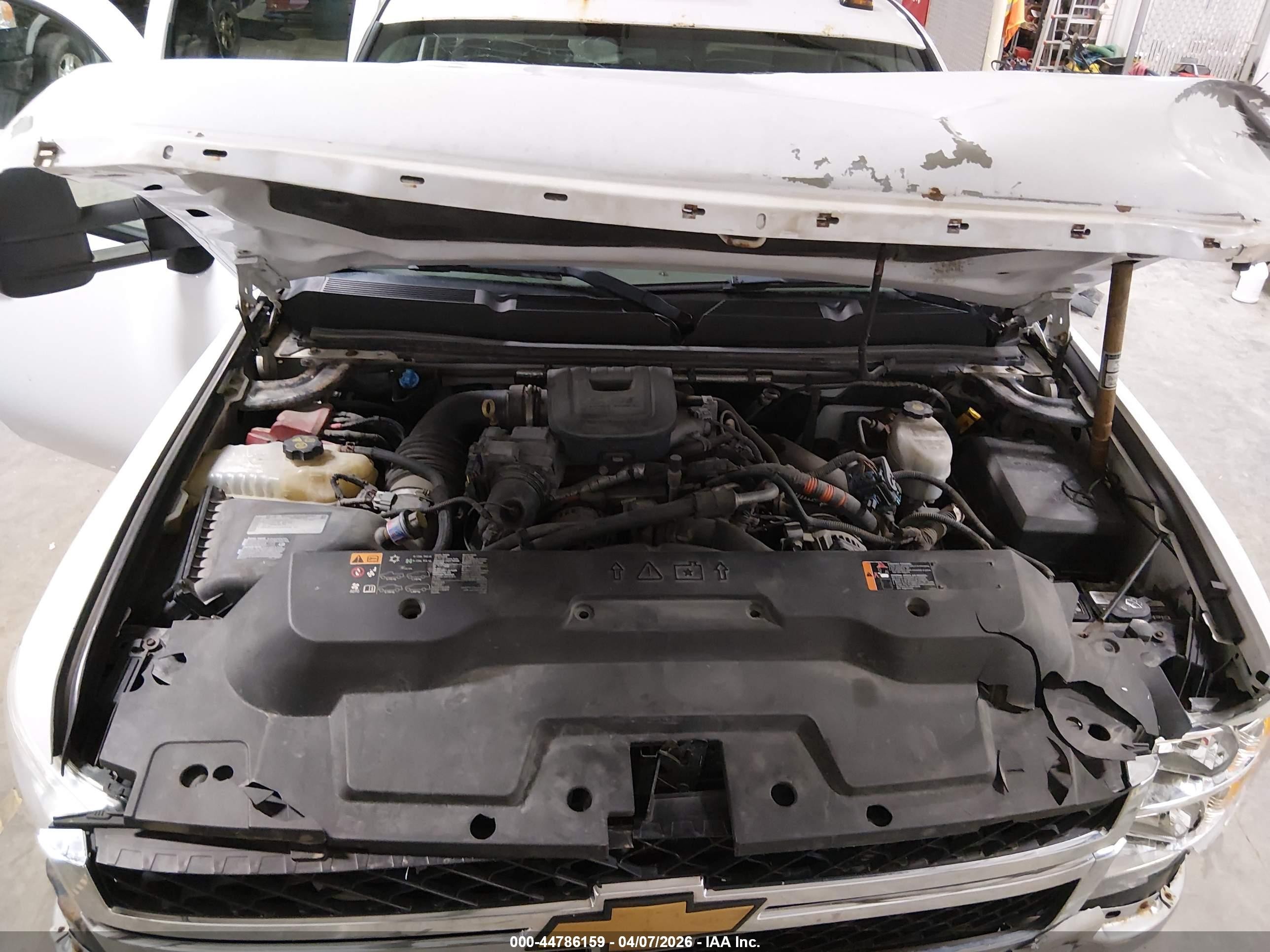 2013 Chevrolet Silverado 2500hd Work Truck White vin: 1GC1KVC80DF186624