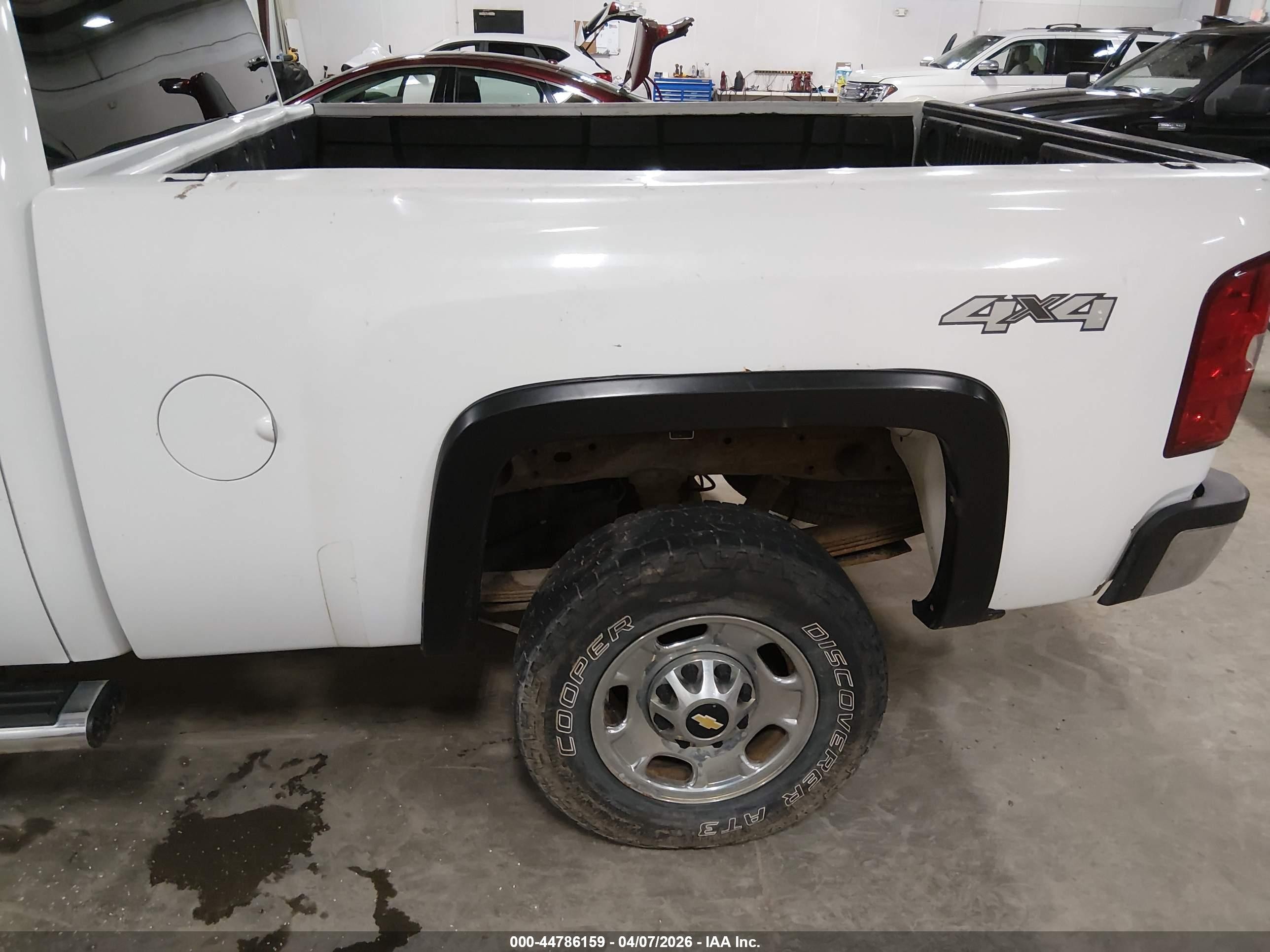 2013 Chevrolet Silverado 2500hd Work Truck White vin: 1GC1KVC80DF186624