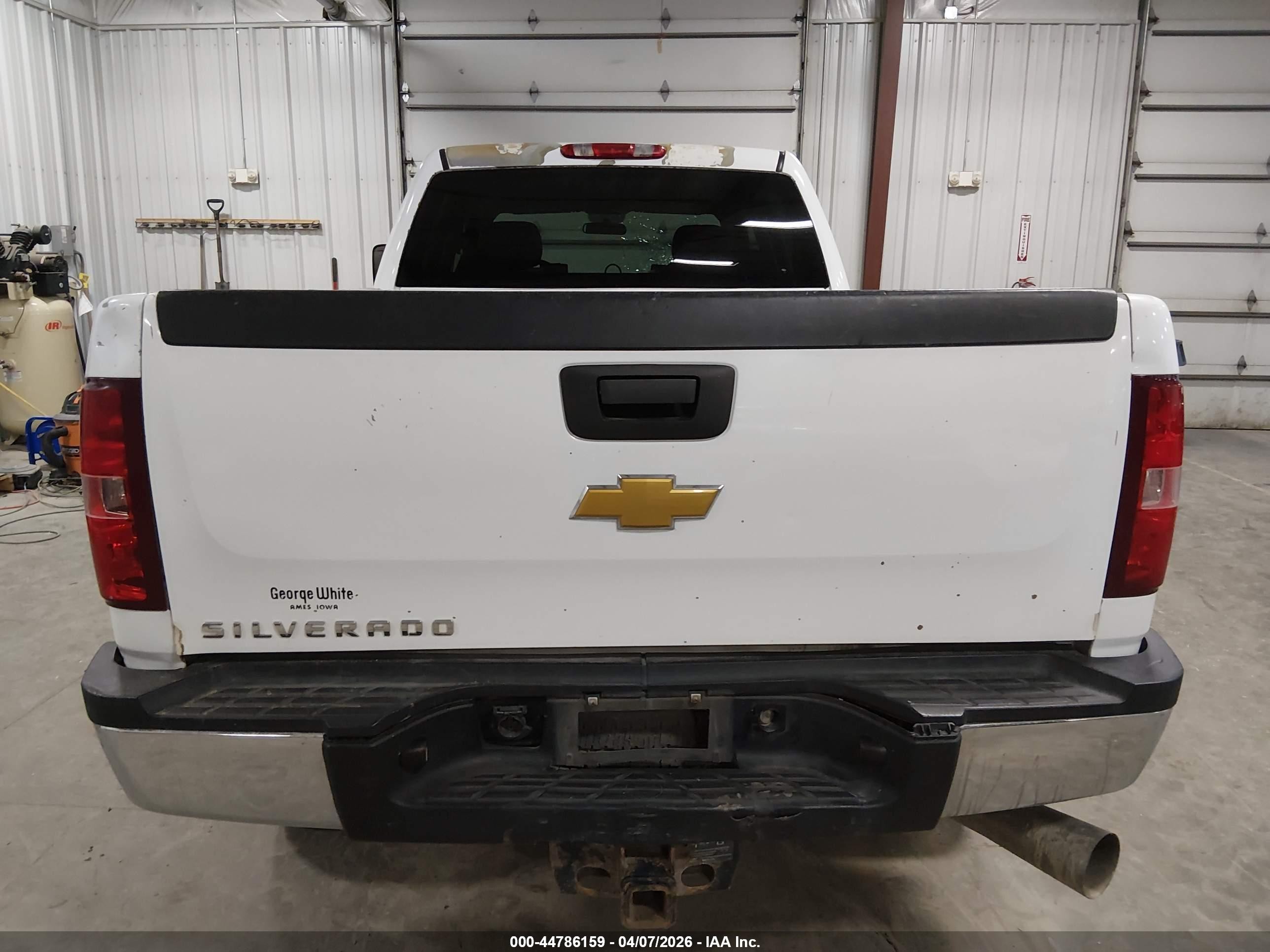 2013 Chevrolet Silverado 2500hd Work Truck White vin: 1GC1KVC80DF186624