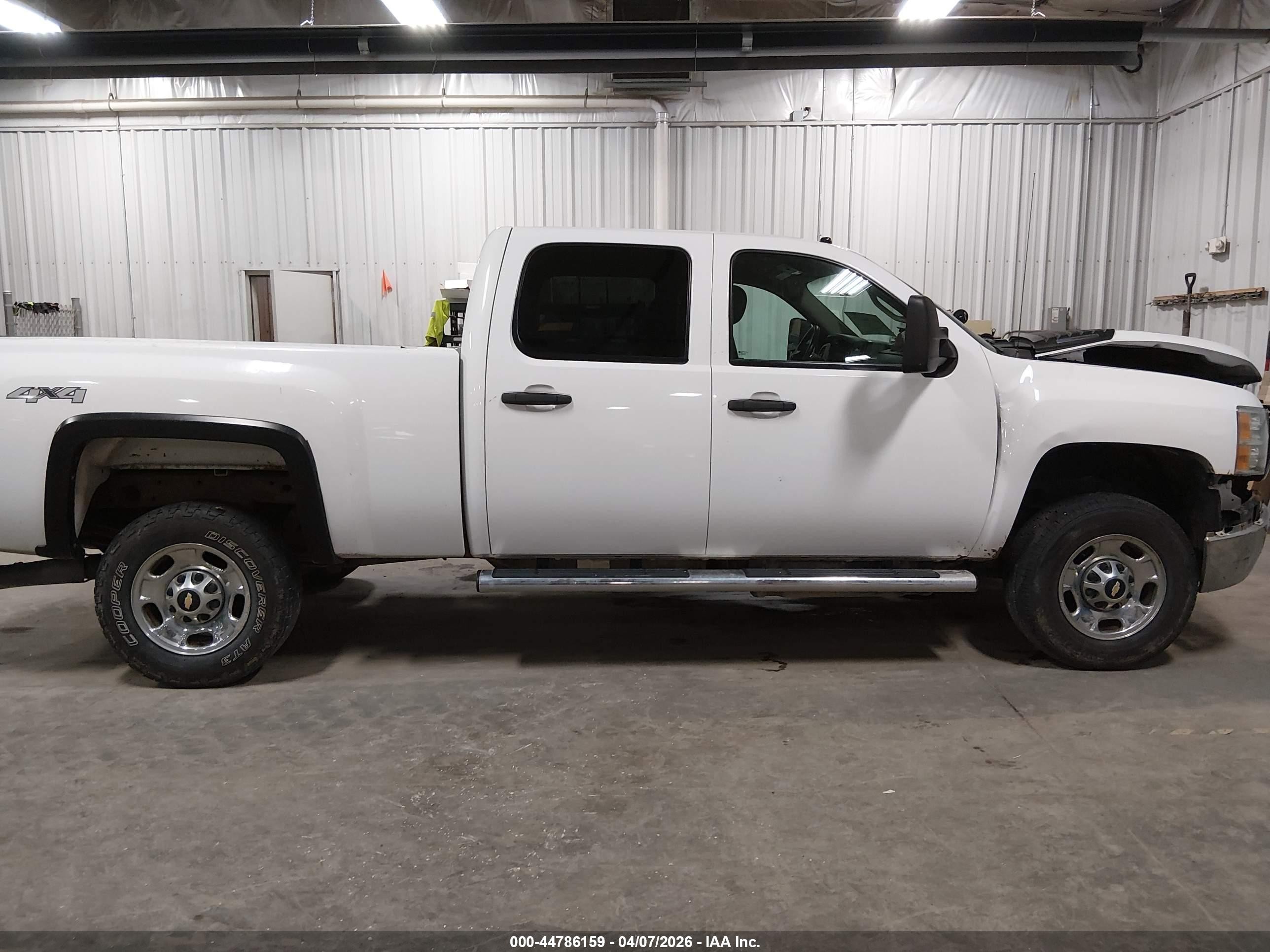 2013 Chevrolet Silverado 2500hd Work Truck White vin: 1GC1KVC80DF186624