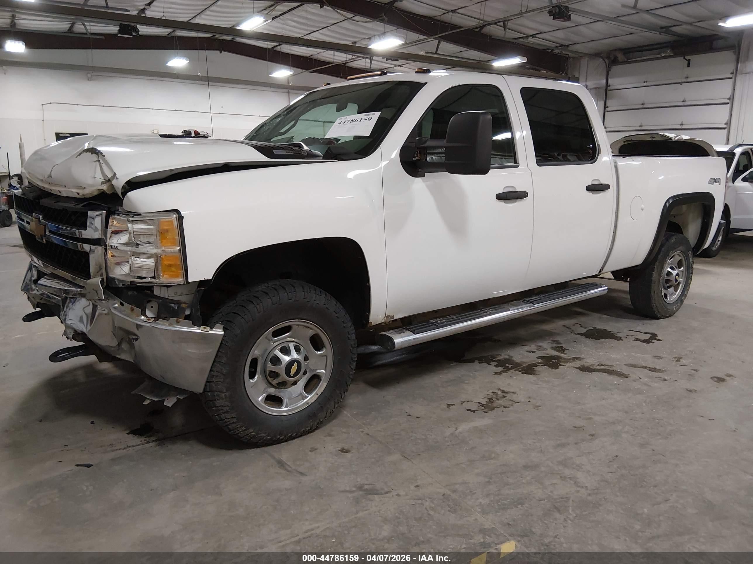 2013 Chevrolet Silverado 2500hd Work Truck White vin: 1GC1KVC80DF186624