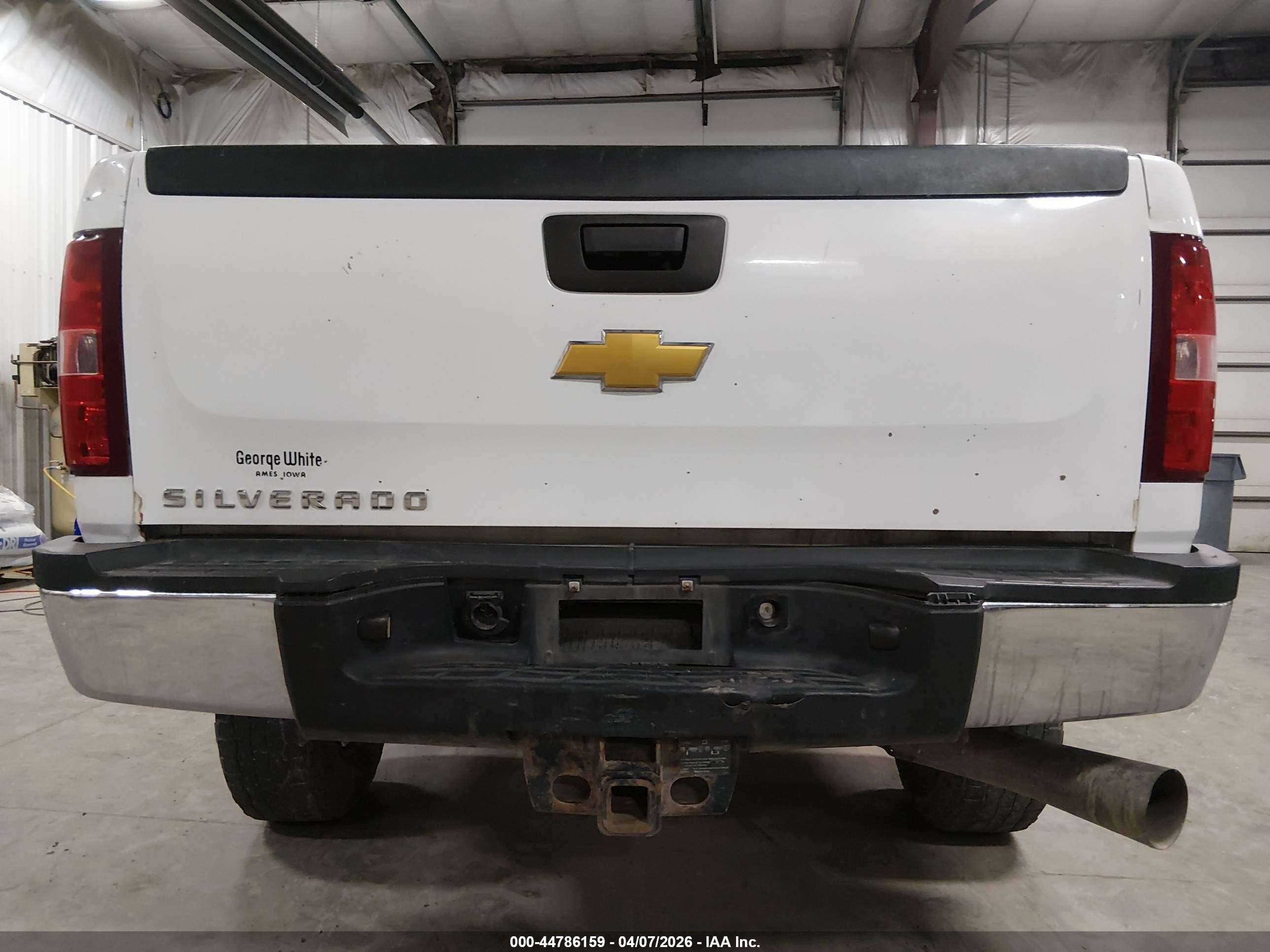 2013 Chevrolet Silverado 2500hd Work Truck White vin: 1GC1KVC80DF186624