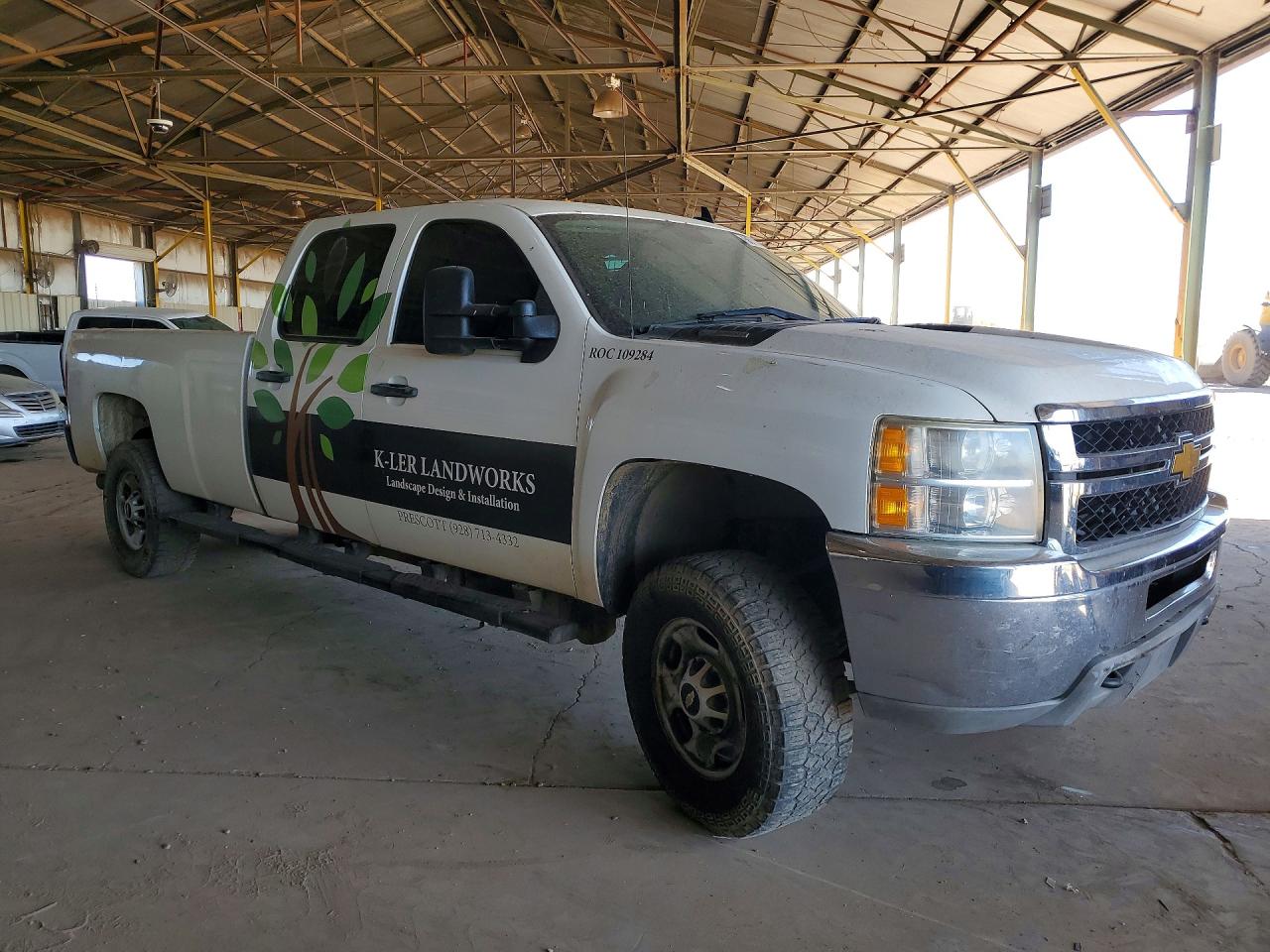 2014 Chevrolet Silverado K2500 Heavy Duty White vin: 1GC1KVC81EF115160