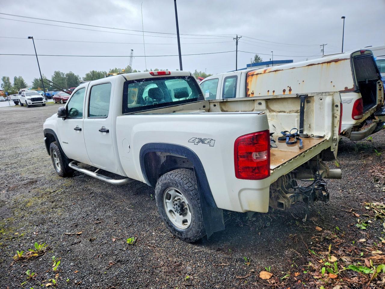 2012 Chevrolet Silverado K2500 Heavy Duty White vin: 1GC1KVC82CF153428