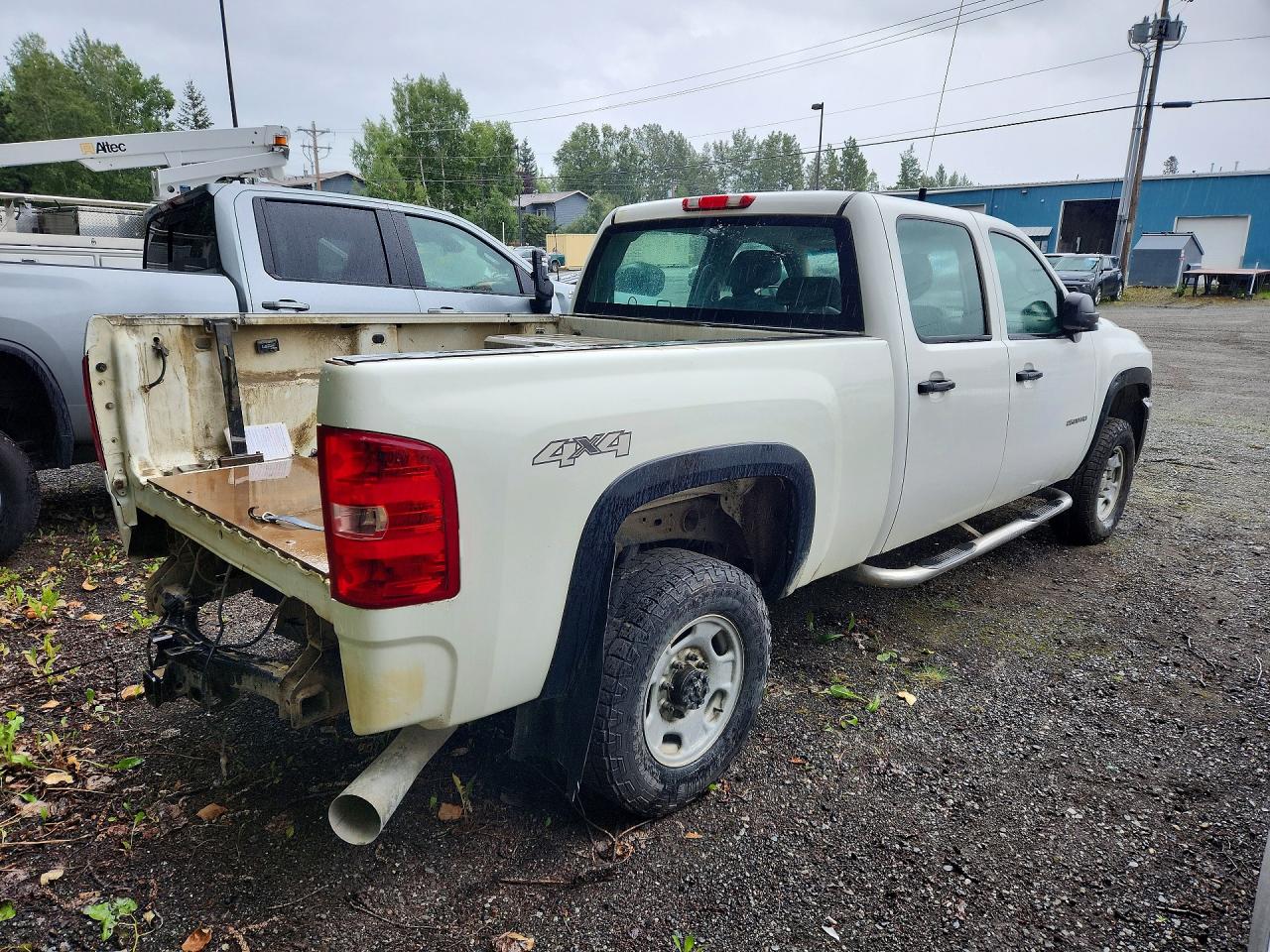 2012 Chevrolet Silverado K2500 Heavy Duty White vin: 1GC1KVC82CF153428