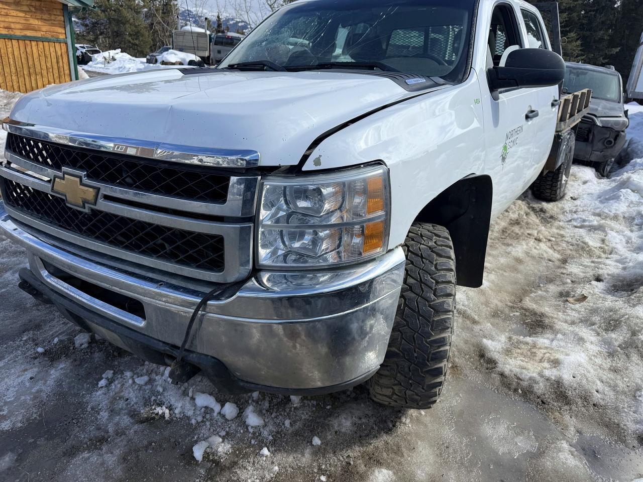 2011 Chevrolet Silverado K2500 Heavy Duty White vin: 1GC1KVC83BF220858