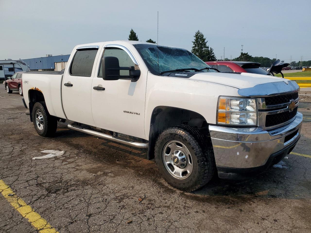 2012 Chevrolet Silverado K2500 Heavy Duty Белый vin: 1GC1KVC85CF146859