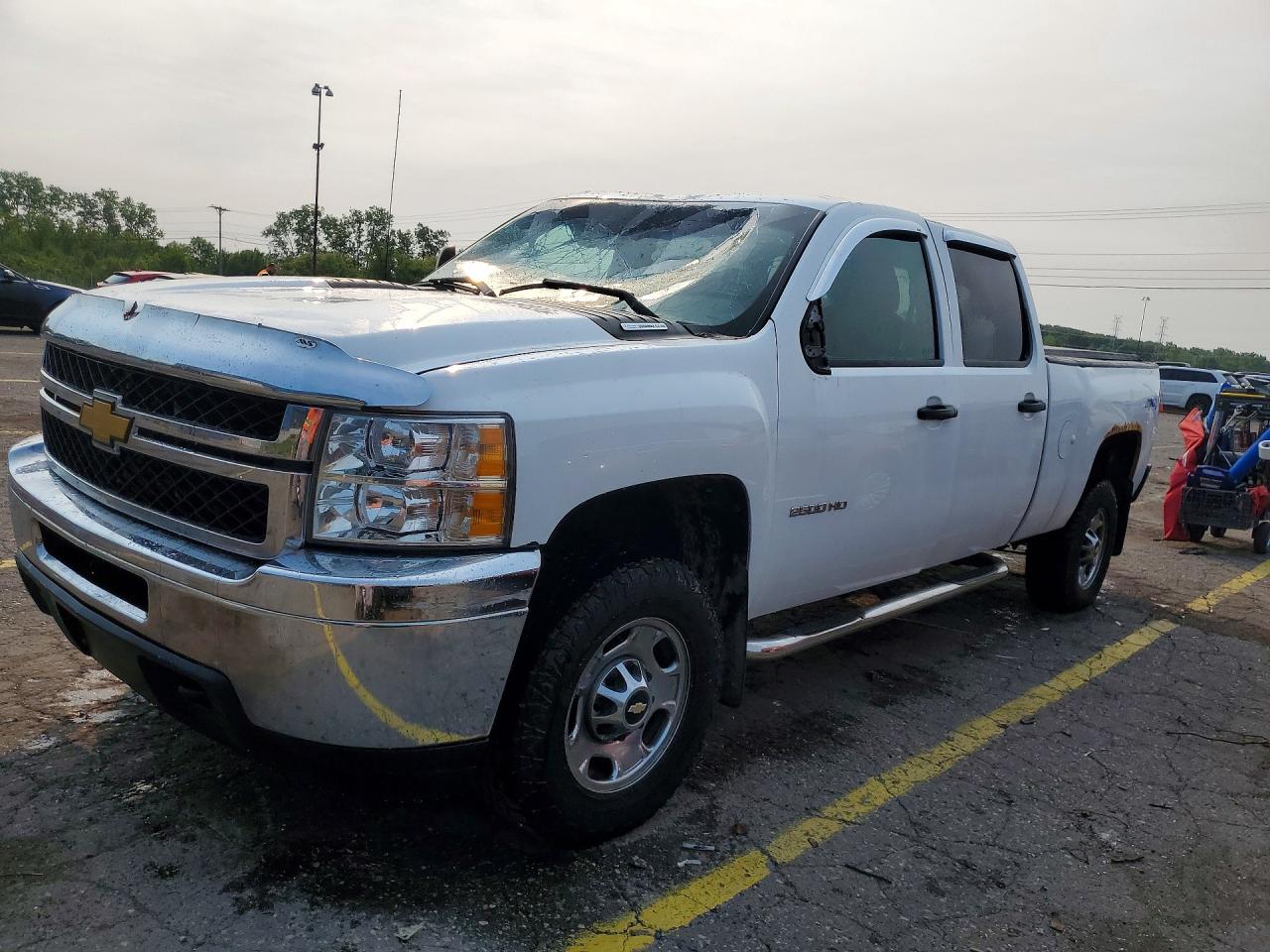 2012 Chevrolet Silverado K2500 Heavy Duty Белый vin: 1GC1KVC85CF146859