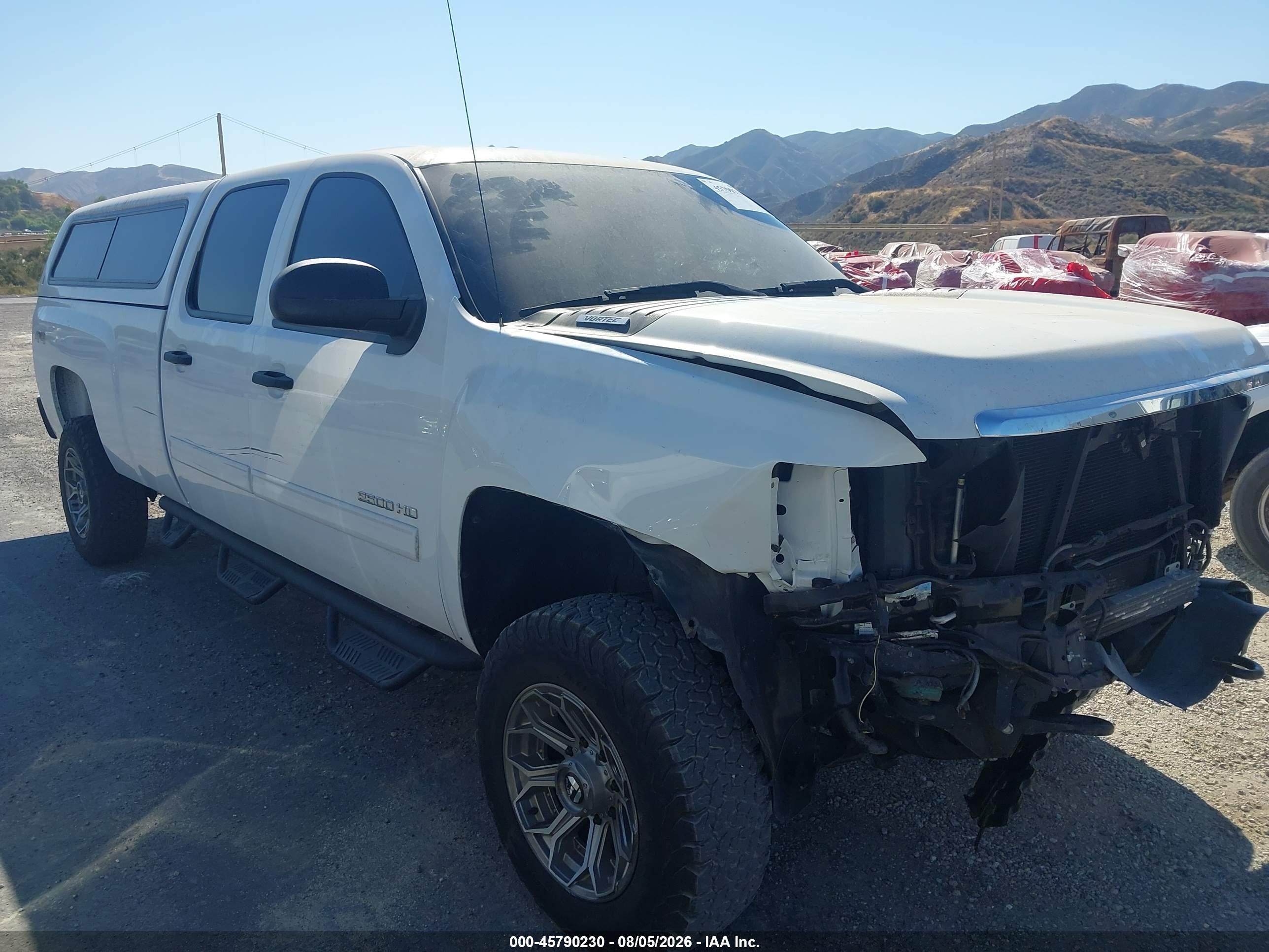 2012 Chevrolet Silverado 2500hd Work Truck White vin: 1GC1KVCG0CF233317