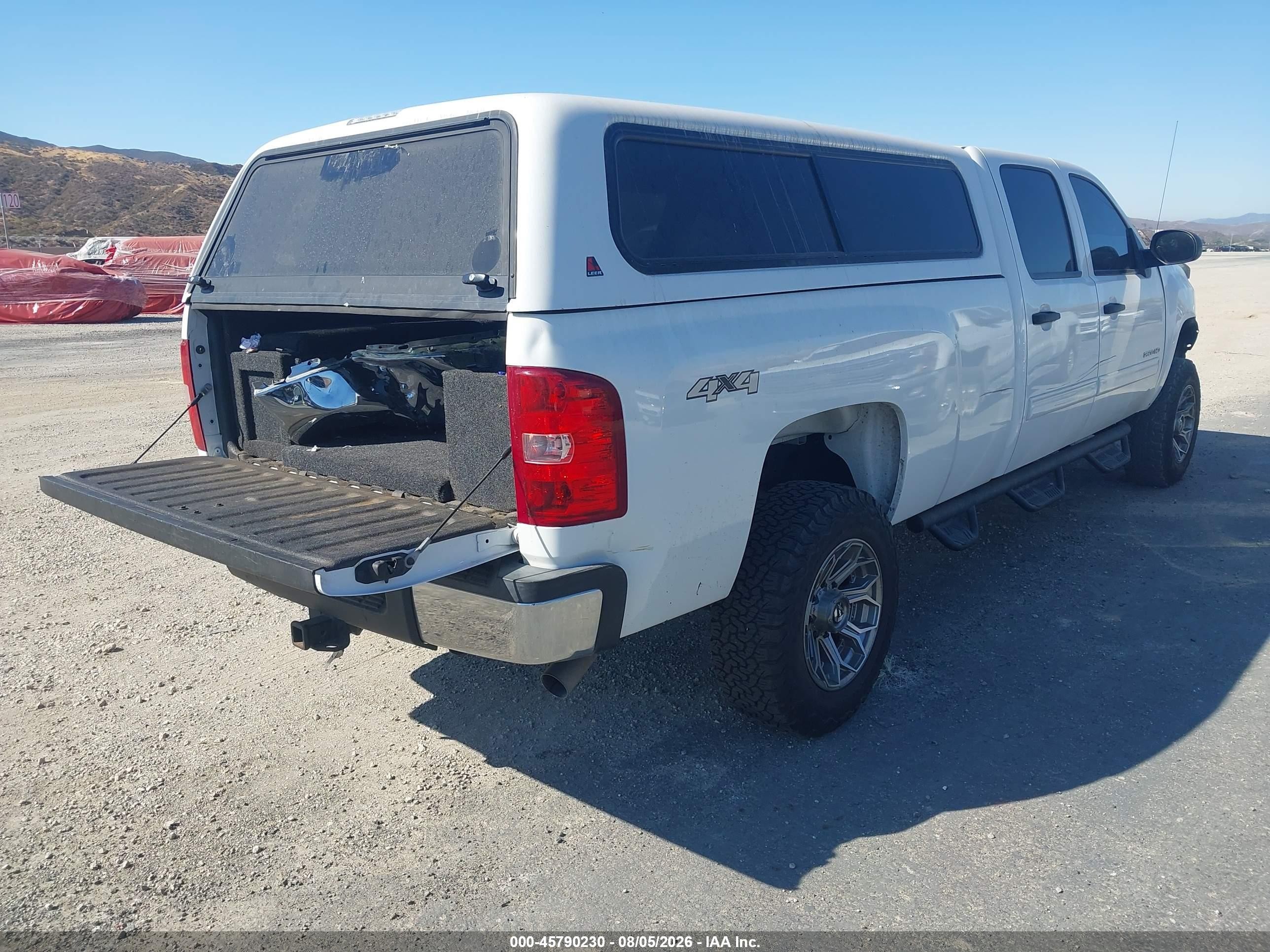2012 Chevrolet Silverado 2500hd Work Truck White vin: 1GC1KVCG0CF233317