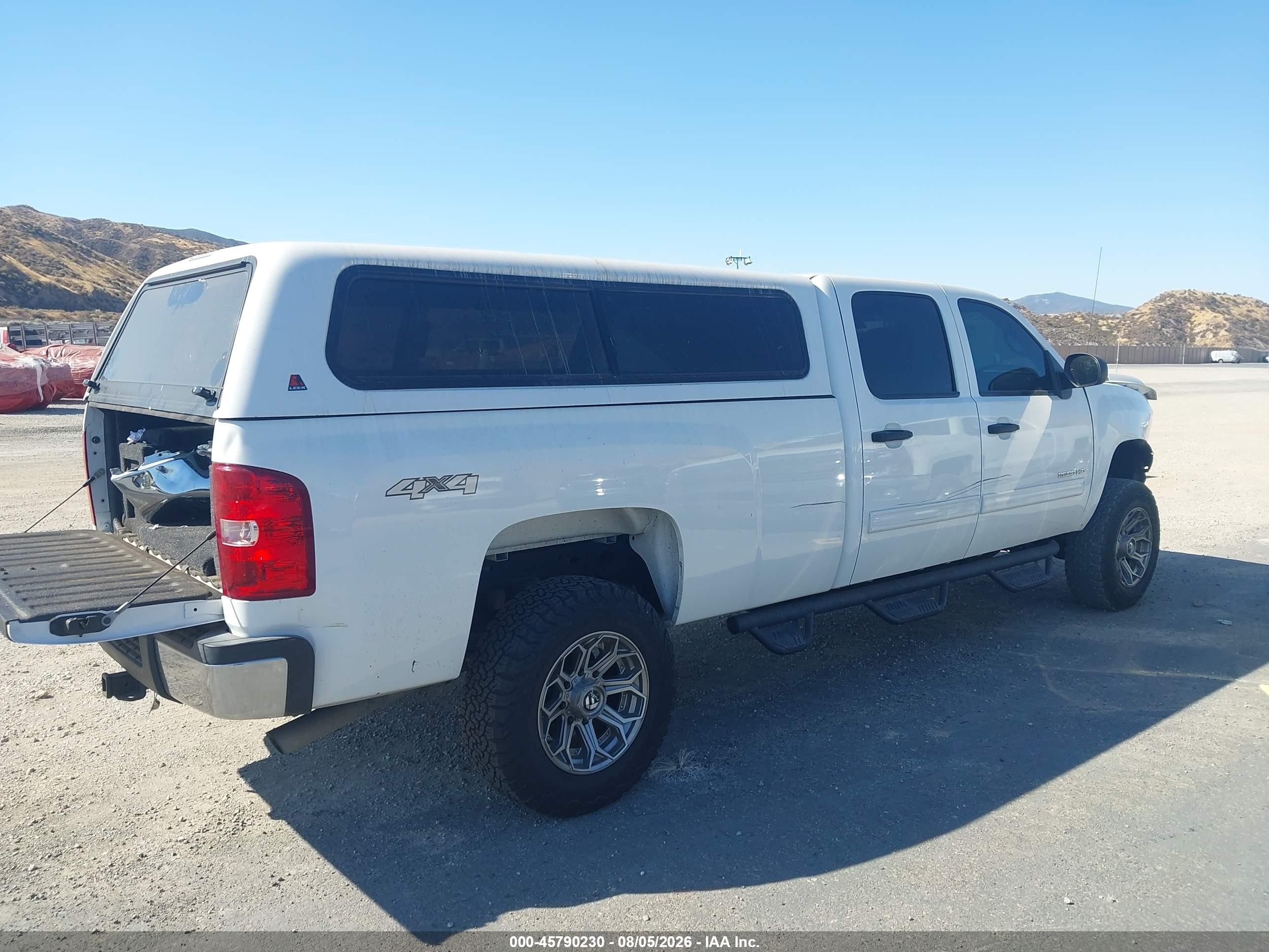 2012 Chevrolet Silverado 2500hd Work Truck White vin: 1GC1KVCG0CF233317