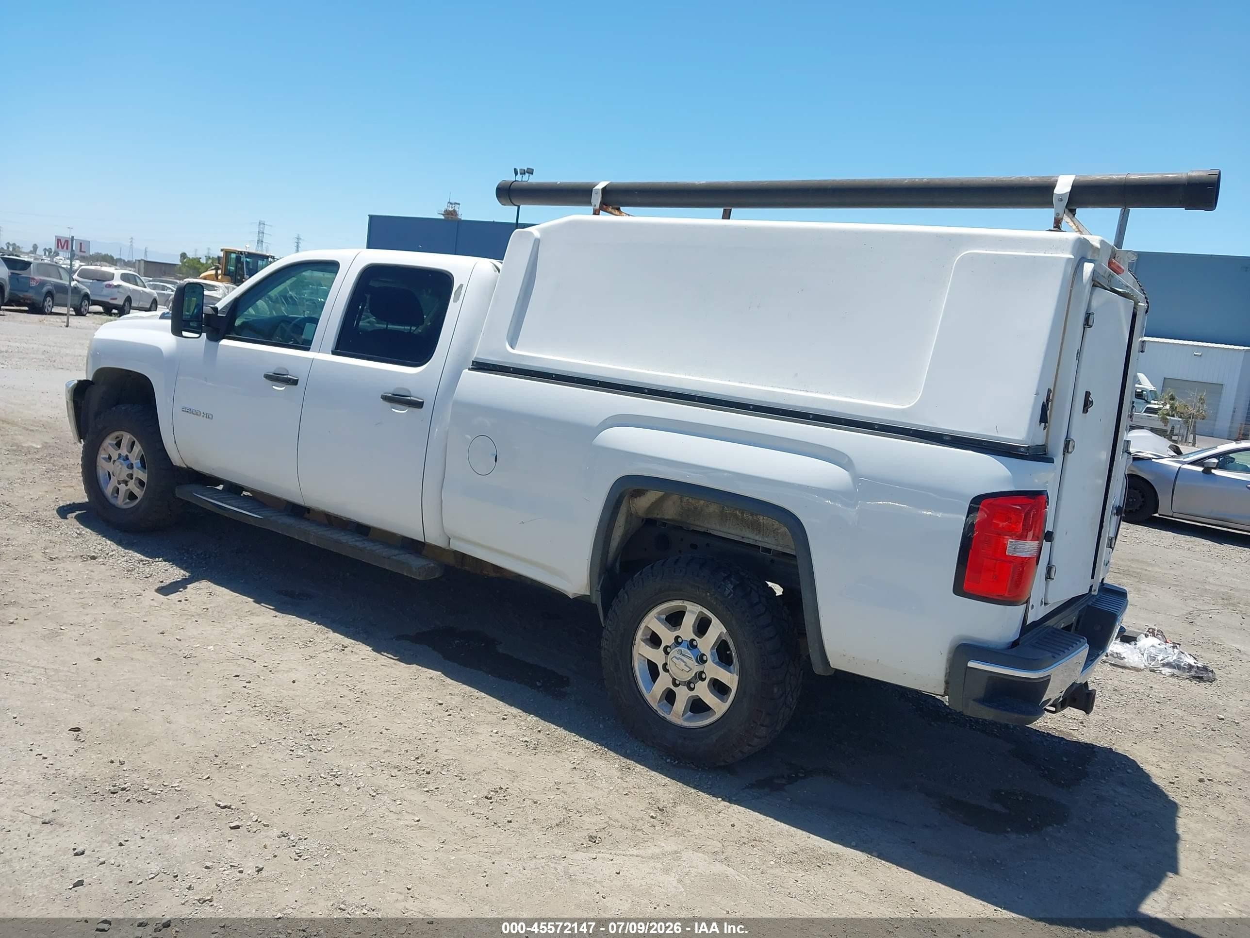 2011 Chevrolet Silverado 2500hd Work Truck White vin: 1GC1KVCG1BF202284